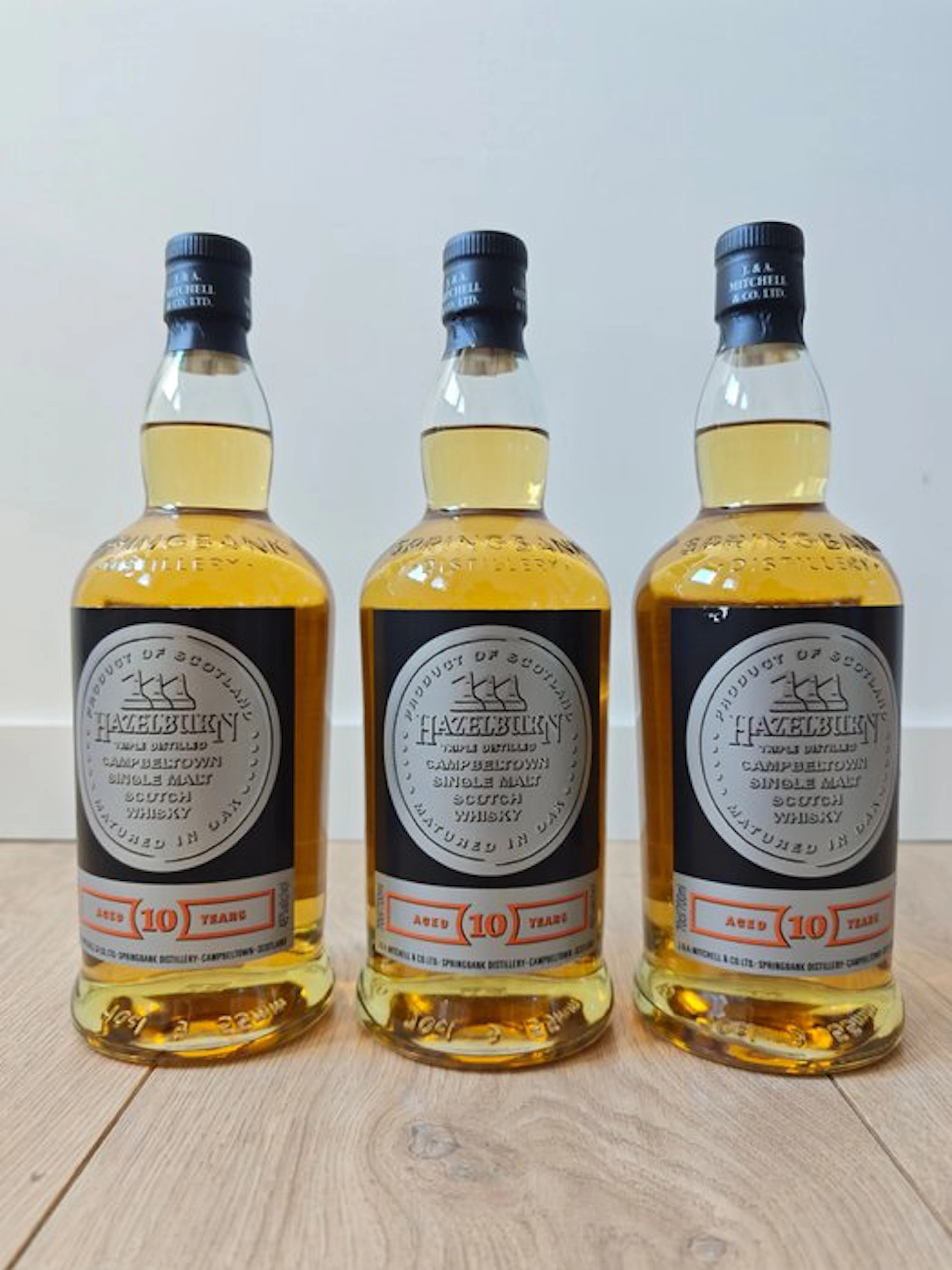 Hazelburn 10 years old - b. 2025 - 70cl - 3 bottles