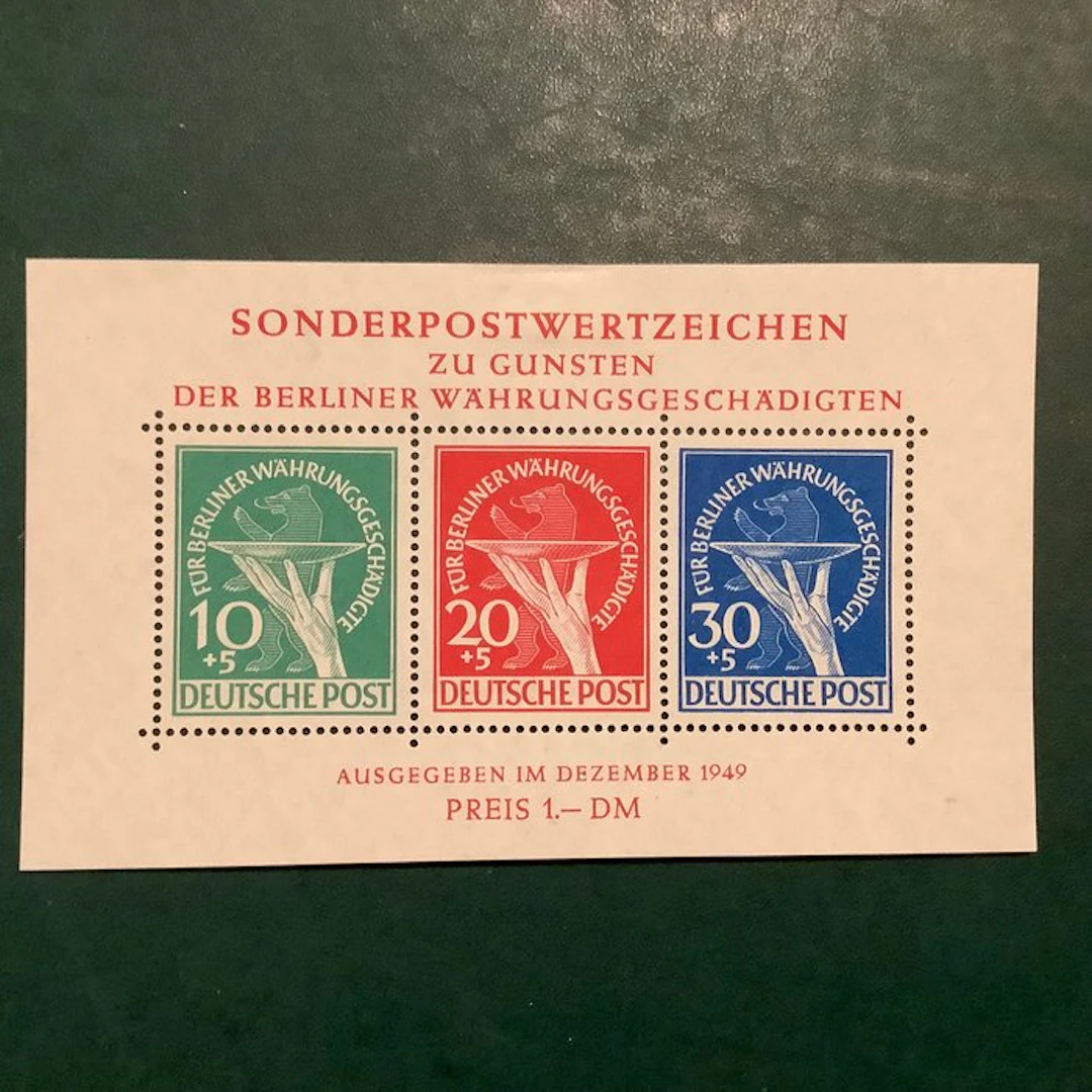 Berlin 1949 - Currency Reform Block - MNH/MH - Michel blok 1