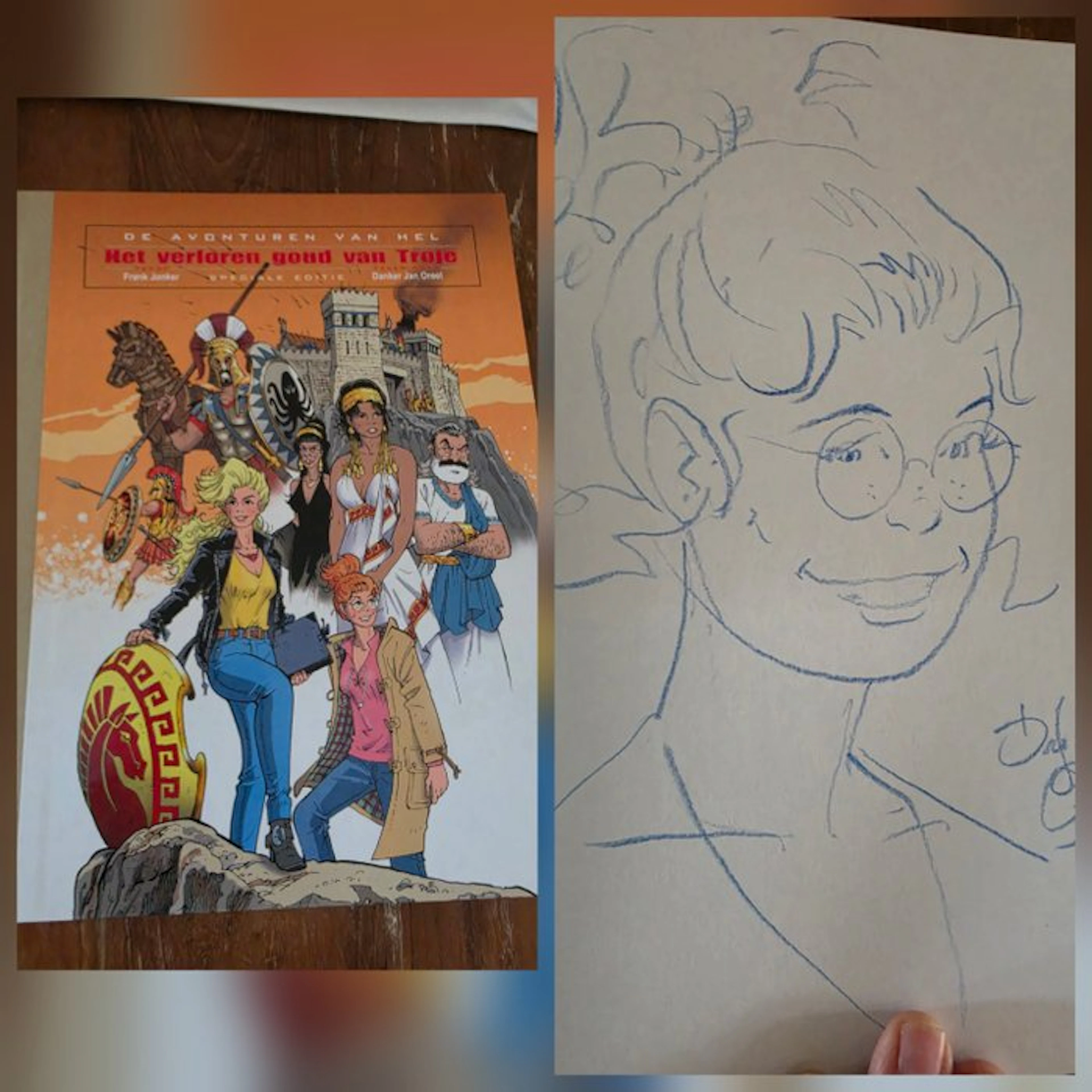 Hel - Het verloren goud van Troje - opdrachttekening - 1...