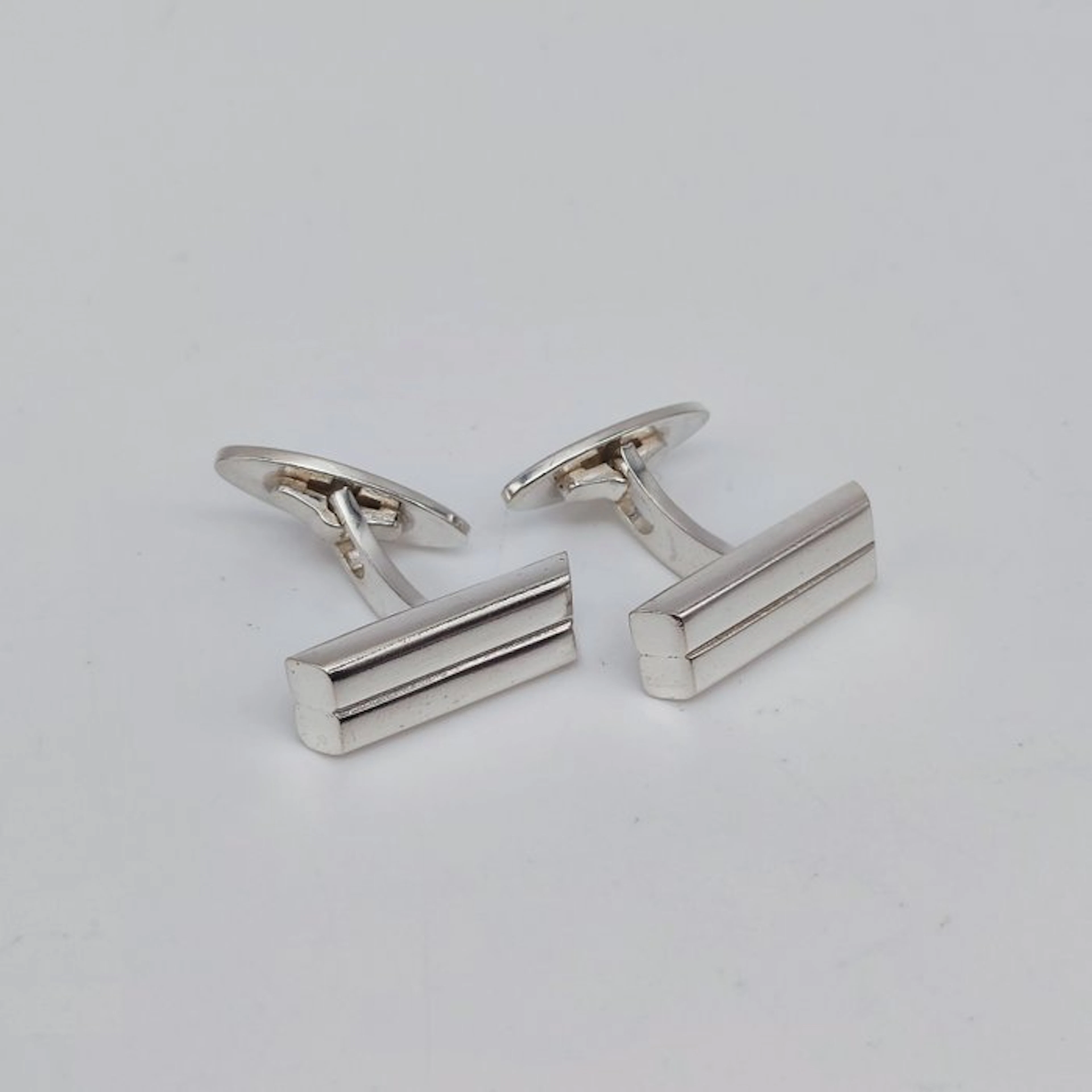 No reserve price - Cufflinks Silver - Arne Johansen