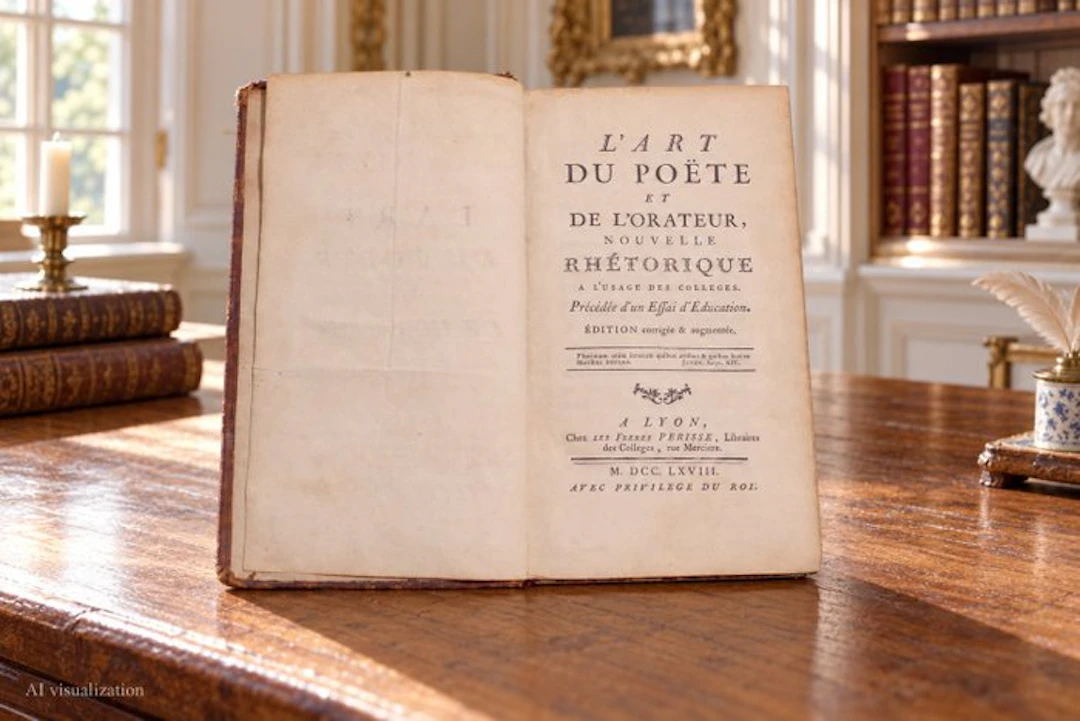 S.A. - L’Art du Poëte et de l’Orateur - 1768