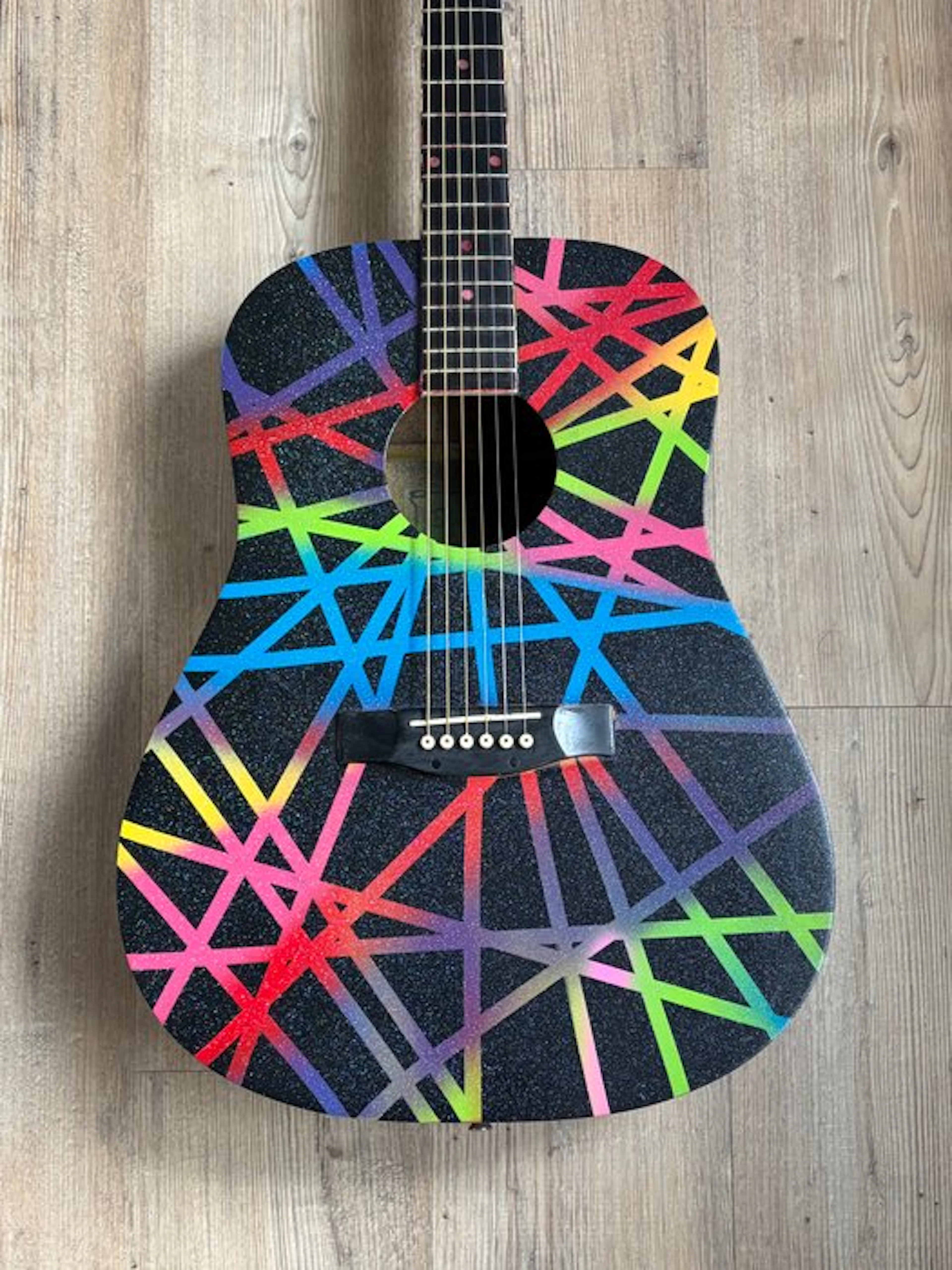 Desparado - Unieke Handbeschilderde Art Guitar -...