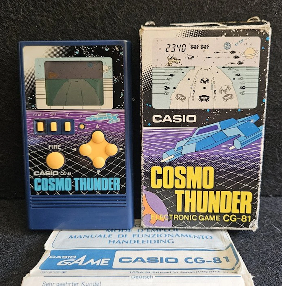 Casio - CG-81 Cosmo Thunder Alien Space Attack Lcd Game...