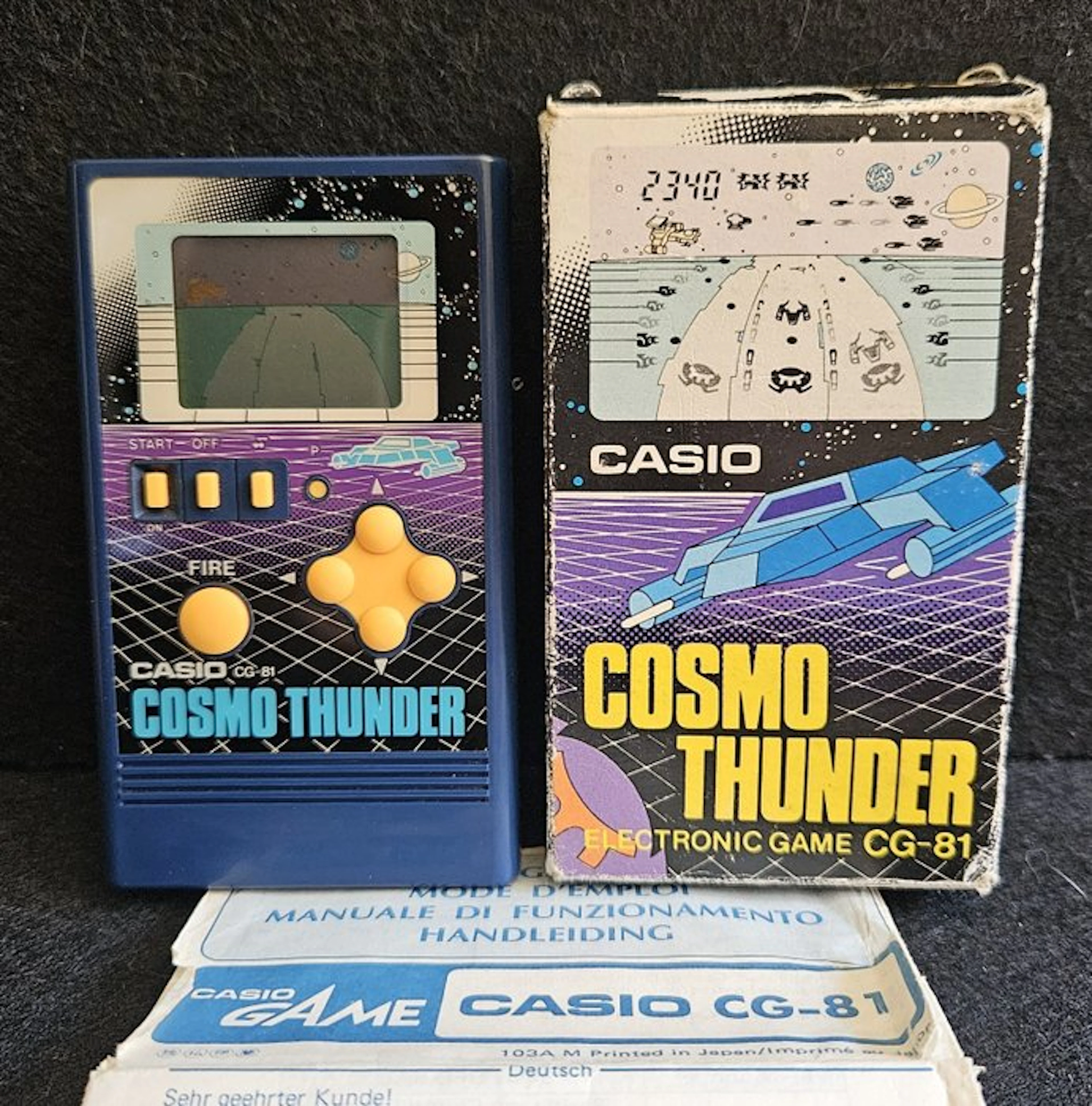 Casio - CG-81 Cosmo Thunder Alien Space Attack Lcd Game...