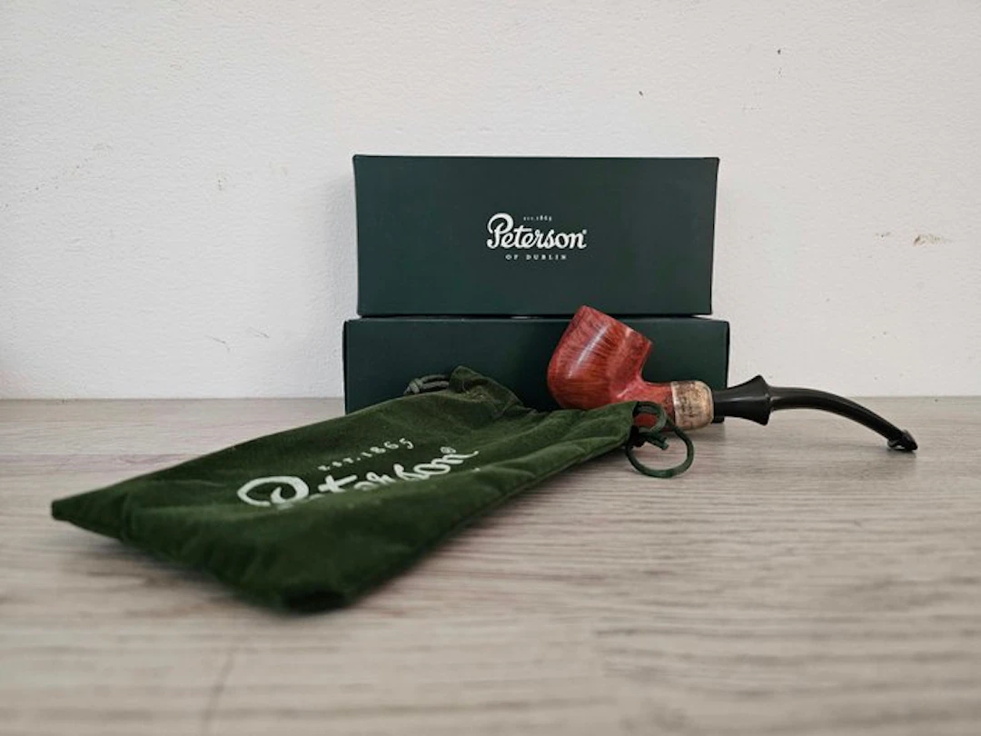 Peterson - 301 - Pipe - Briar, Silver