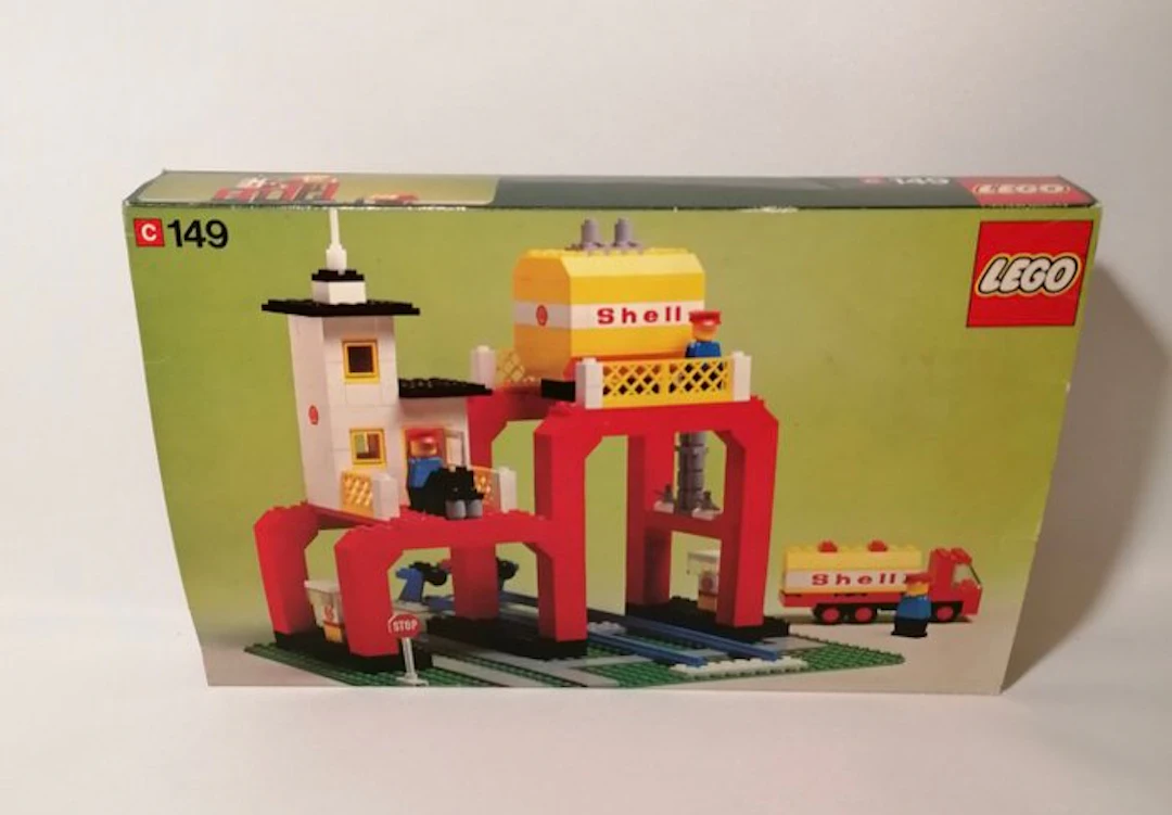 LEGO - Trains - 149 - Fuel Refinery met doos uit 1976!