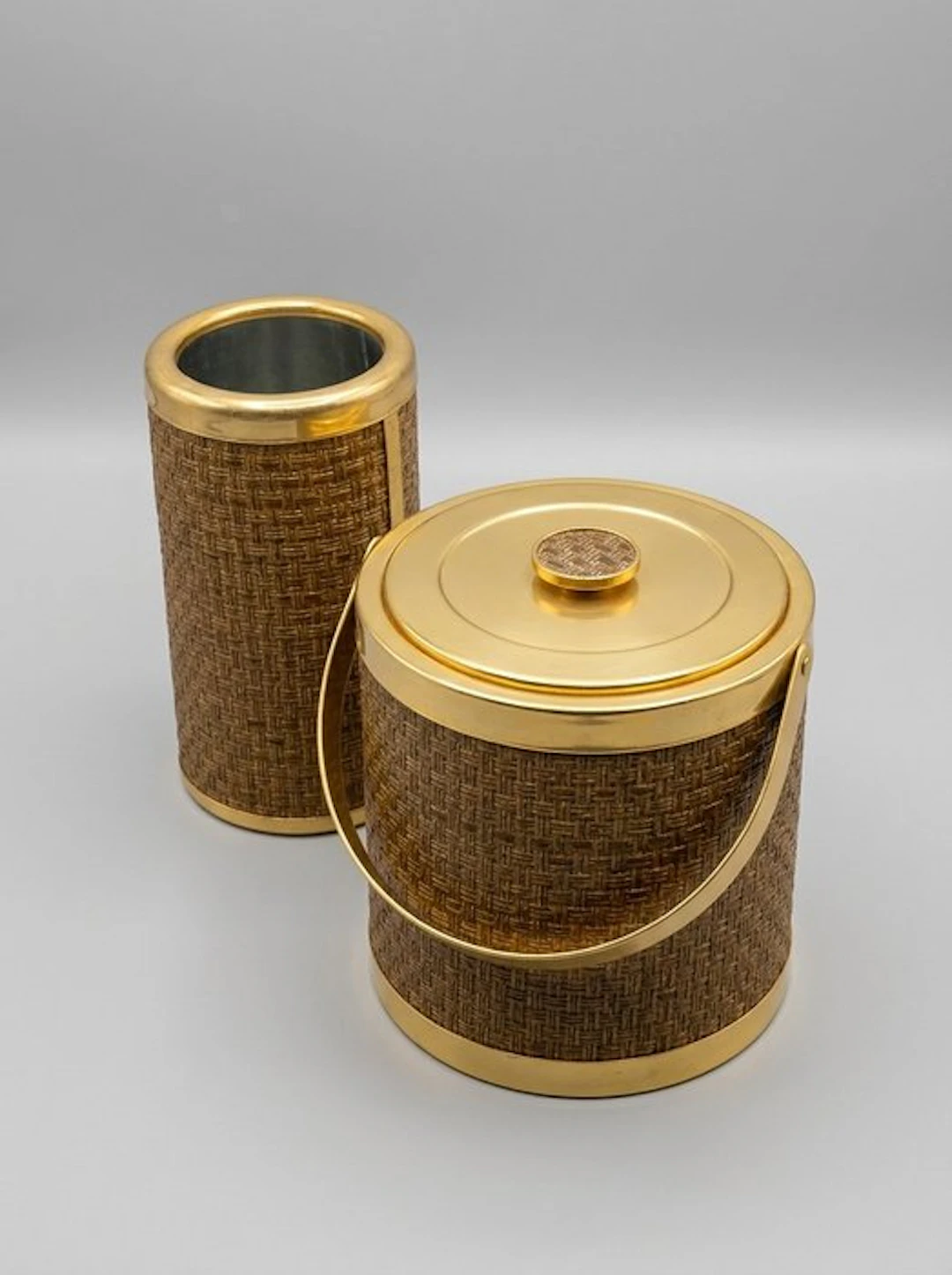 Glacette - Ice bucket (2) - Rattan - ice bucket and cooler