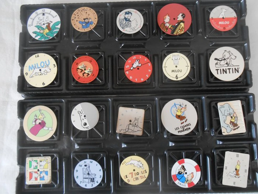 Tintin - 20 Watch faces - 1990