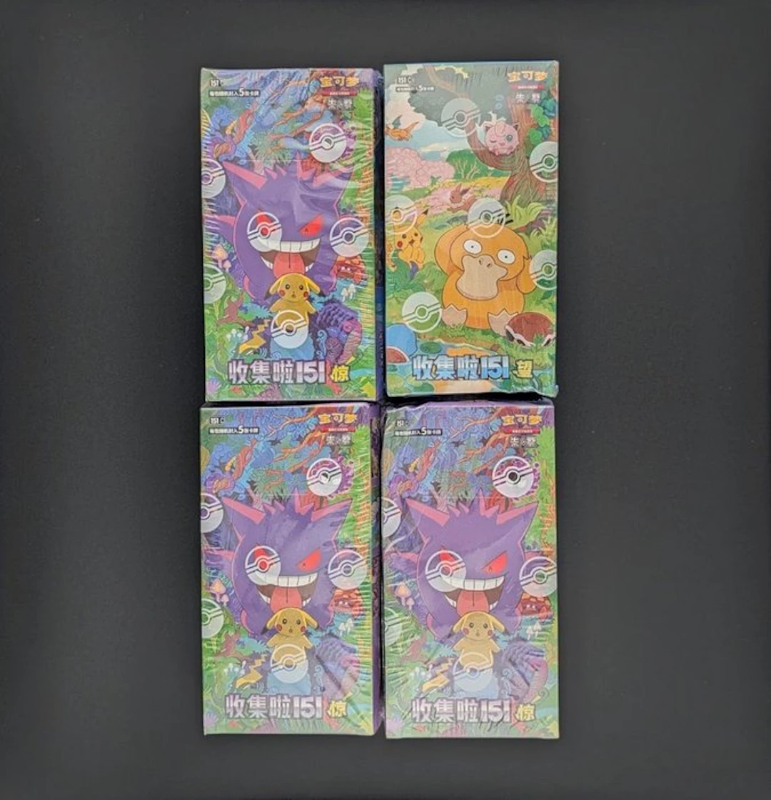 Pokémon - 4 Booster box - 151C Booster Box - Scarlet & Violet