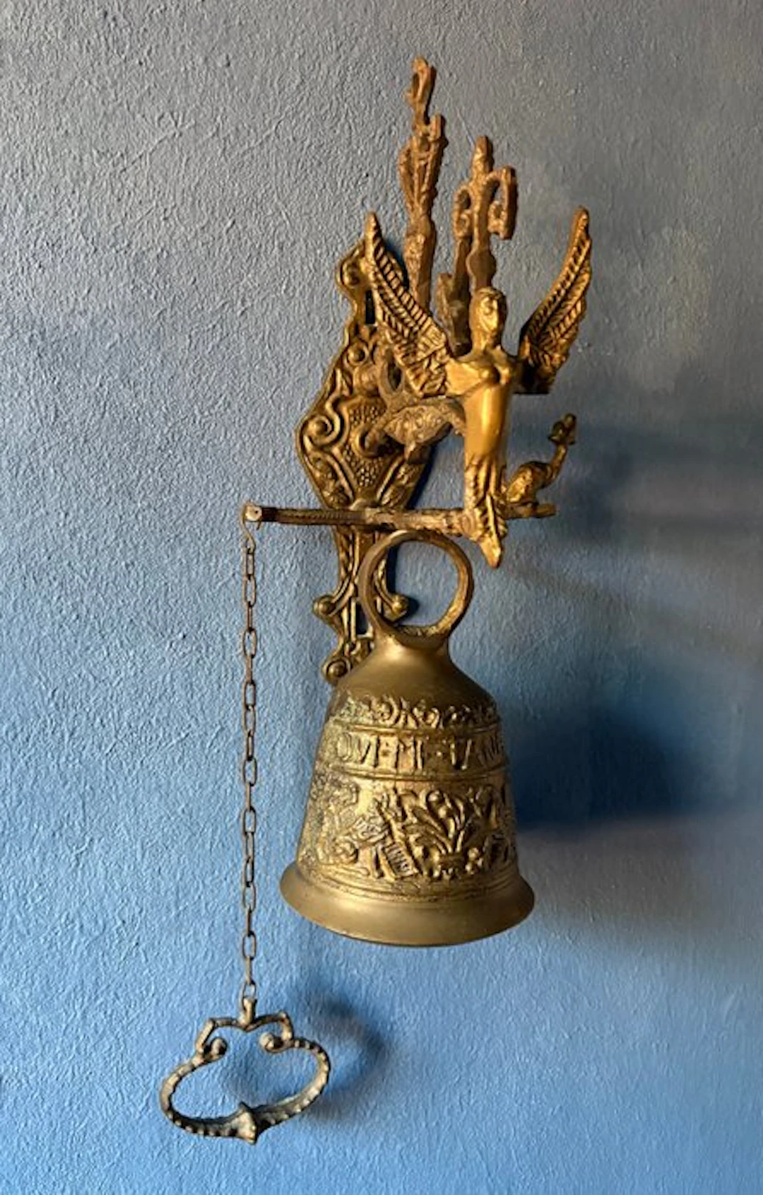 Decorative bell - Monastery bell with an angel