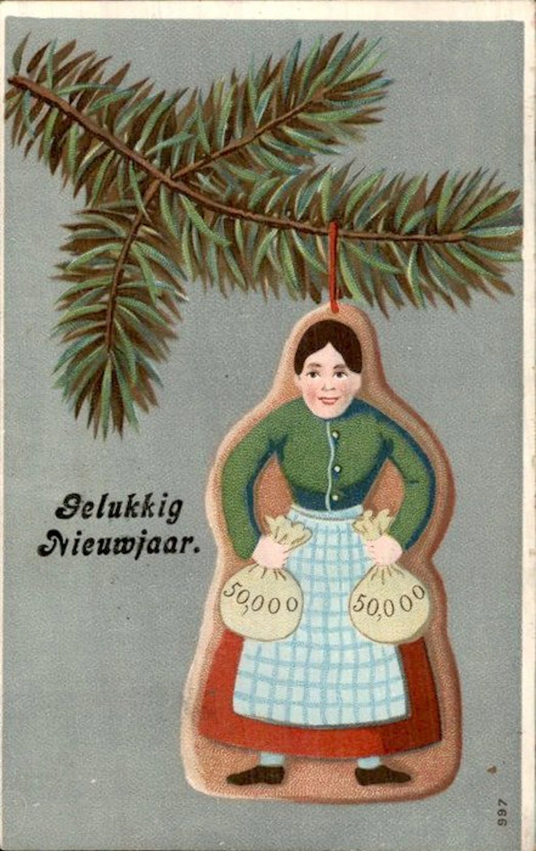 New Year - Postcard (247) - 1900-1999