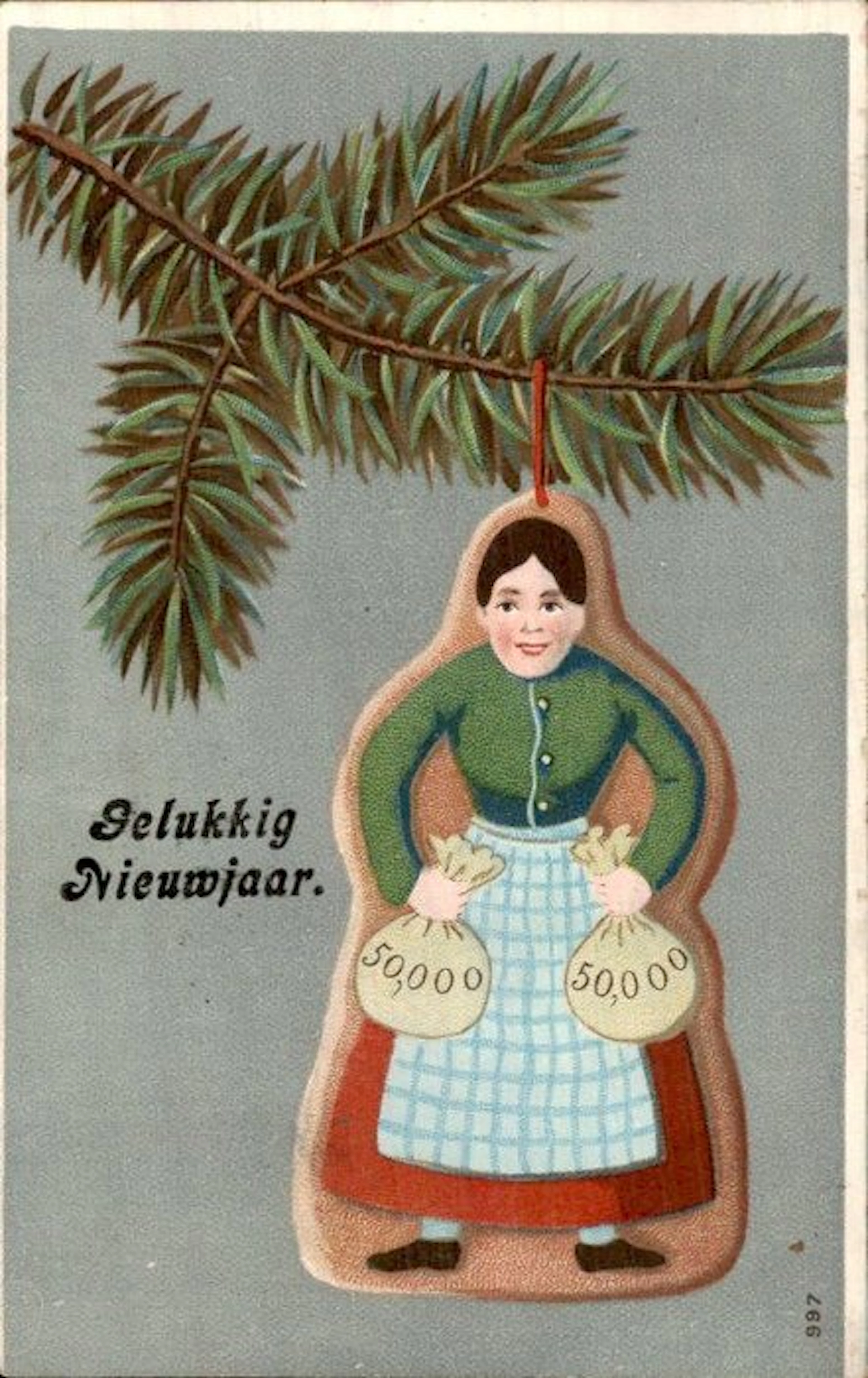 New Year - Postcard (247) - 1900-1999