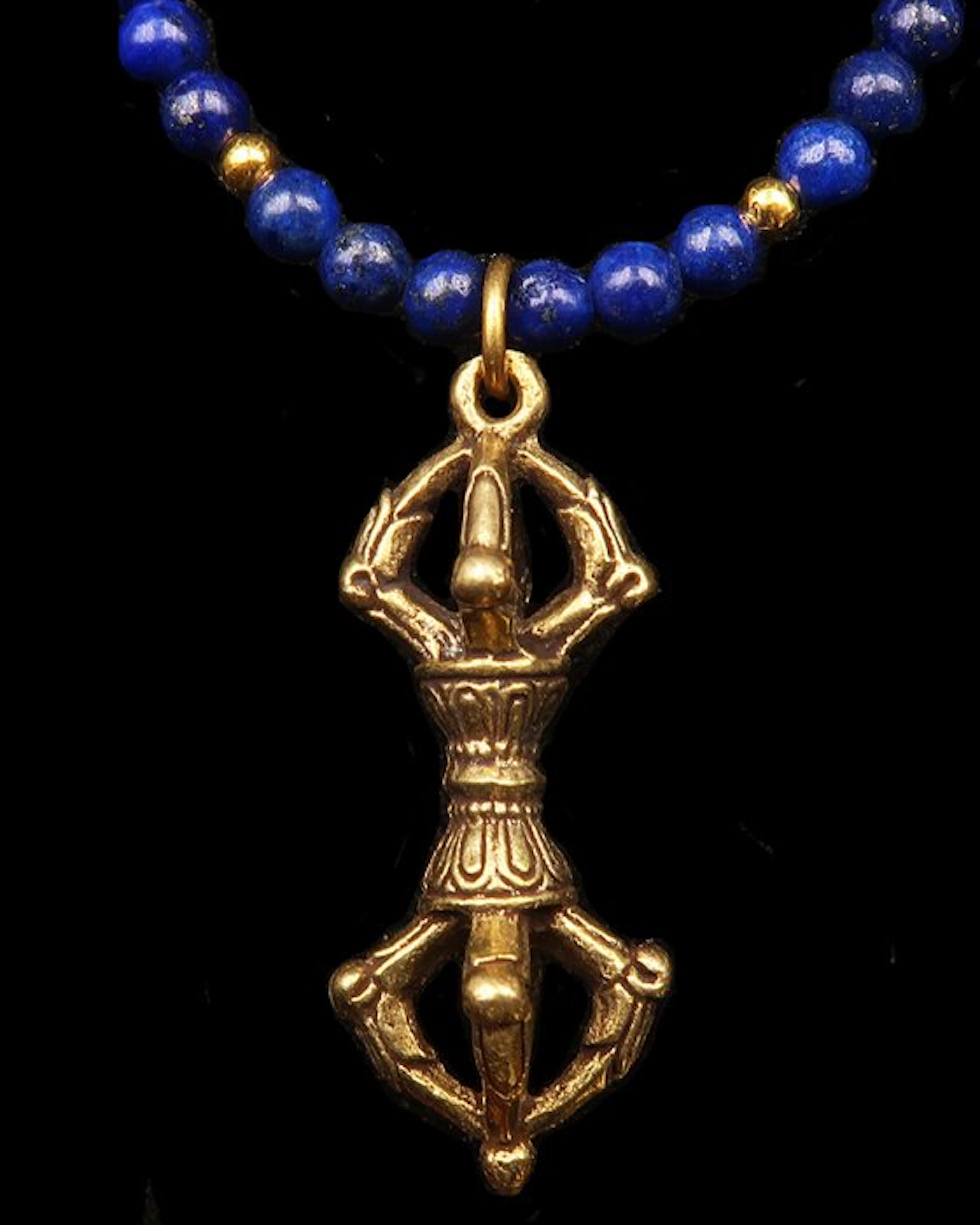 Lapis lazuli - Dorje / Vajra - Diamond Scepter of Tibet...