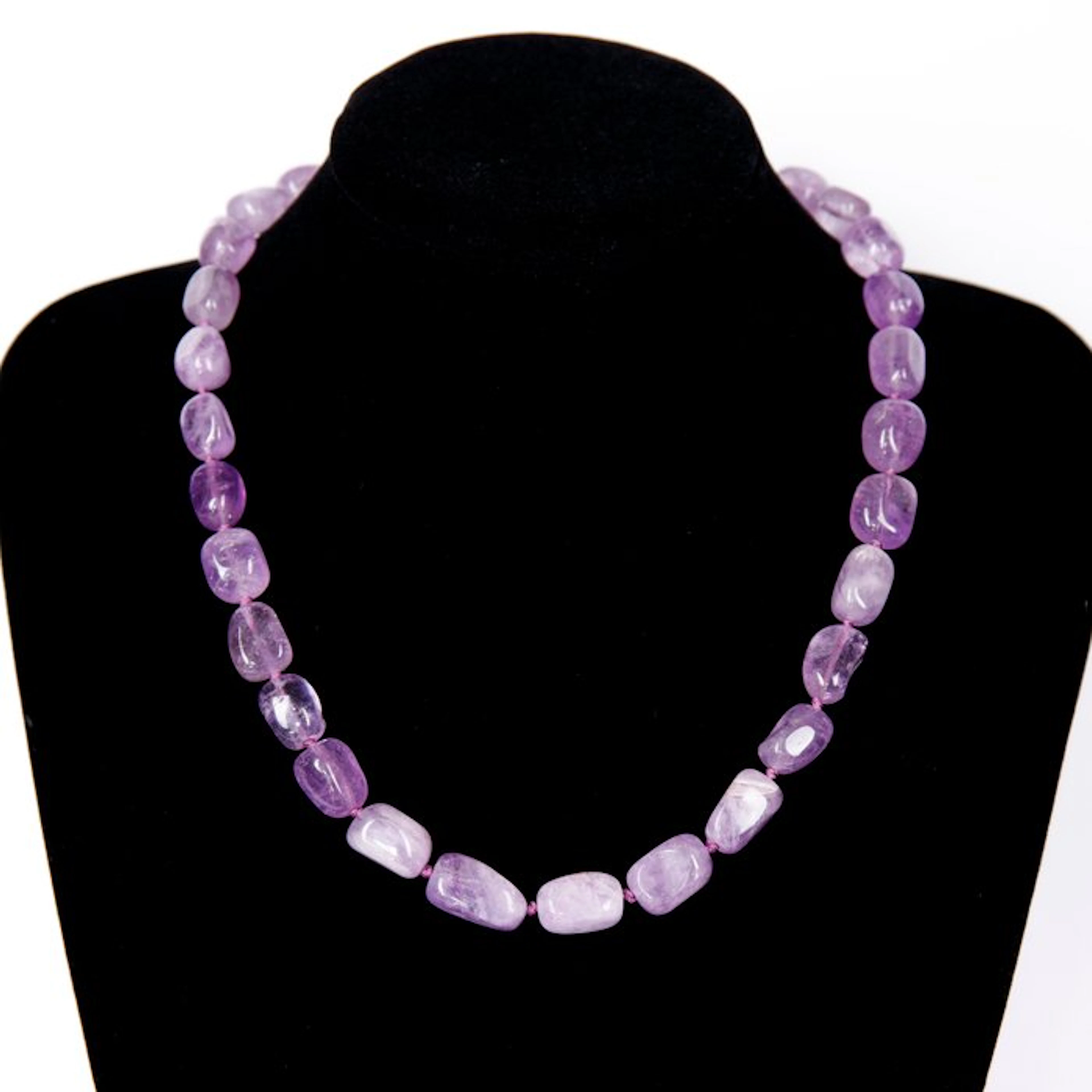 Vintage Amethyst - Necklace Jewellery - Width: 51 cm- 85 g