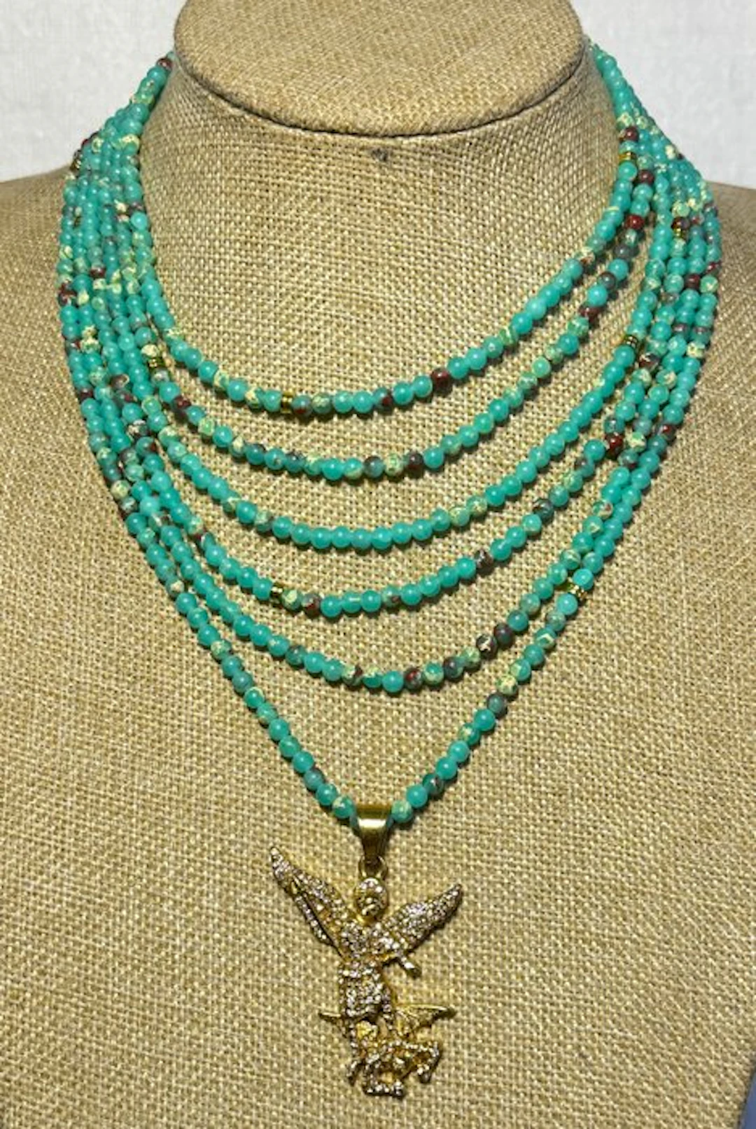 Natural Shoushan Jasper with San Miguel