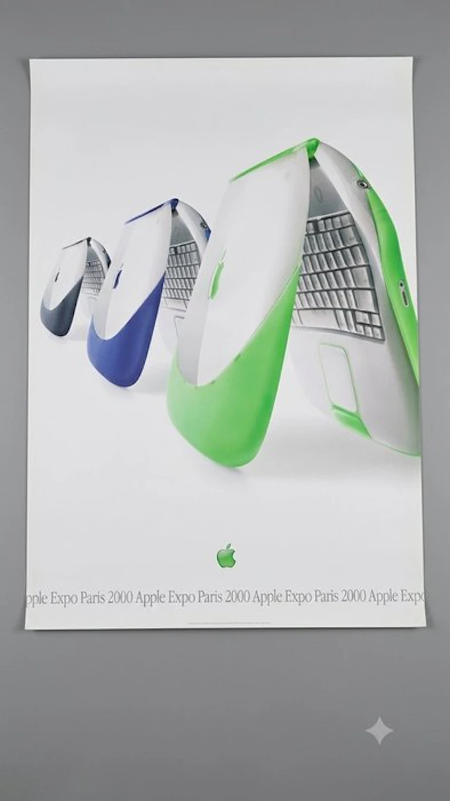 NO RESERVE PRICE iBook G3 "Clamshell" Key Lime & Indigo...