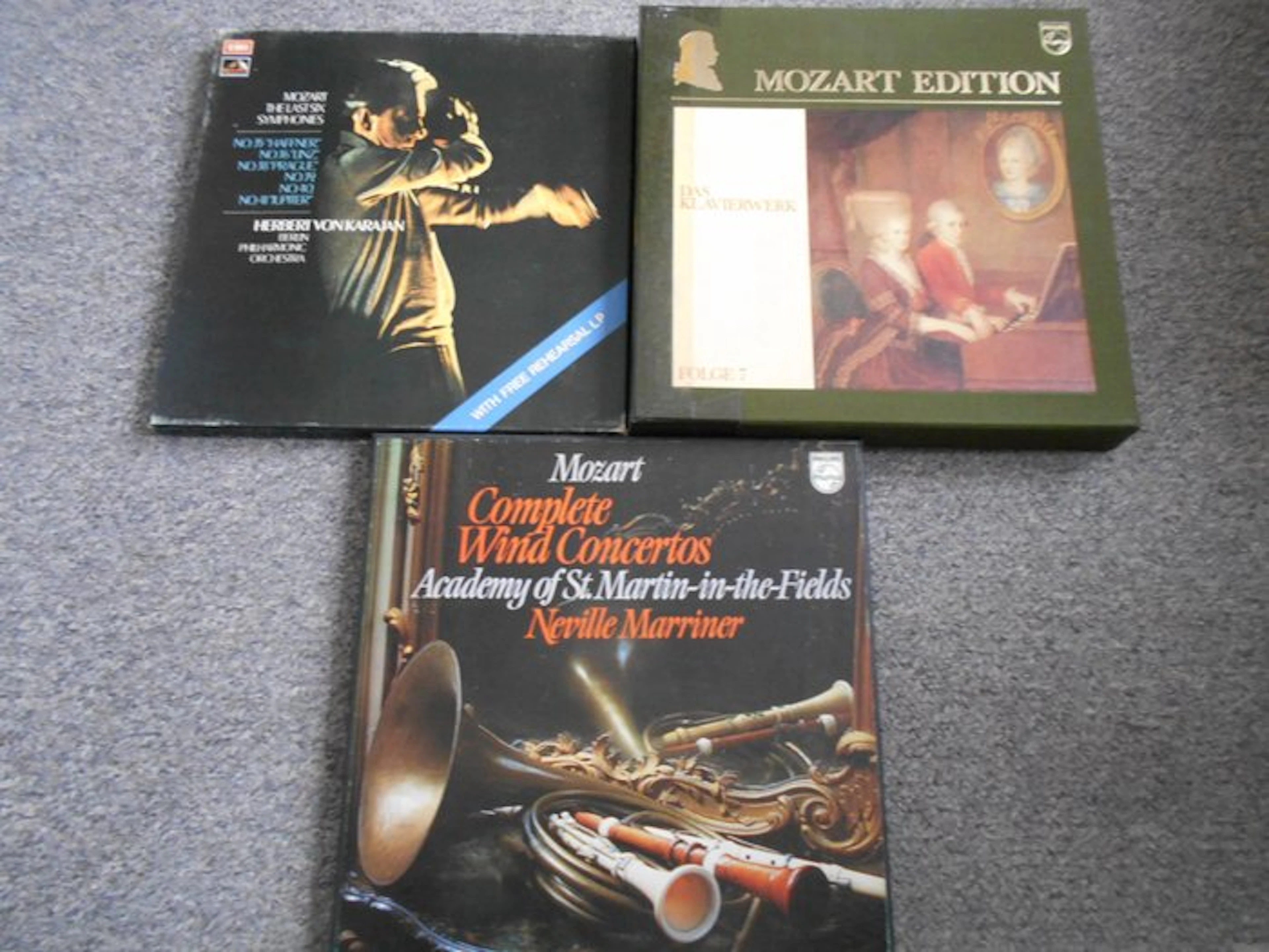 Wolfgang Amadeus Mozart - Multiple artists - 3 Boxsets: Mozart: Karajan
