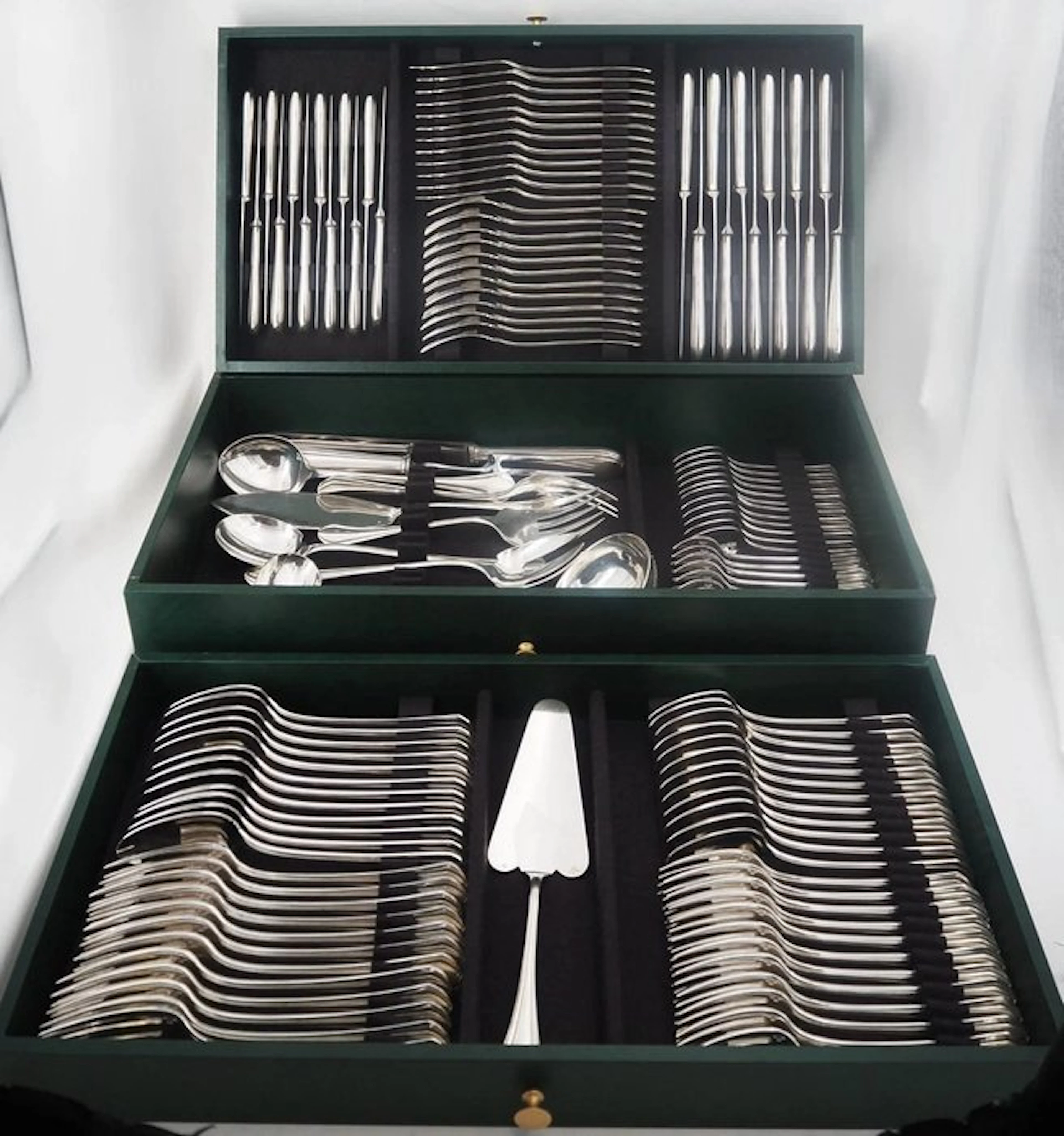 Christofle - Cutlery set for 12 (131) - Printania - Silverplated