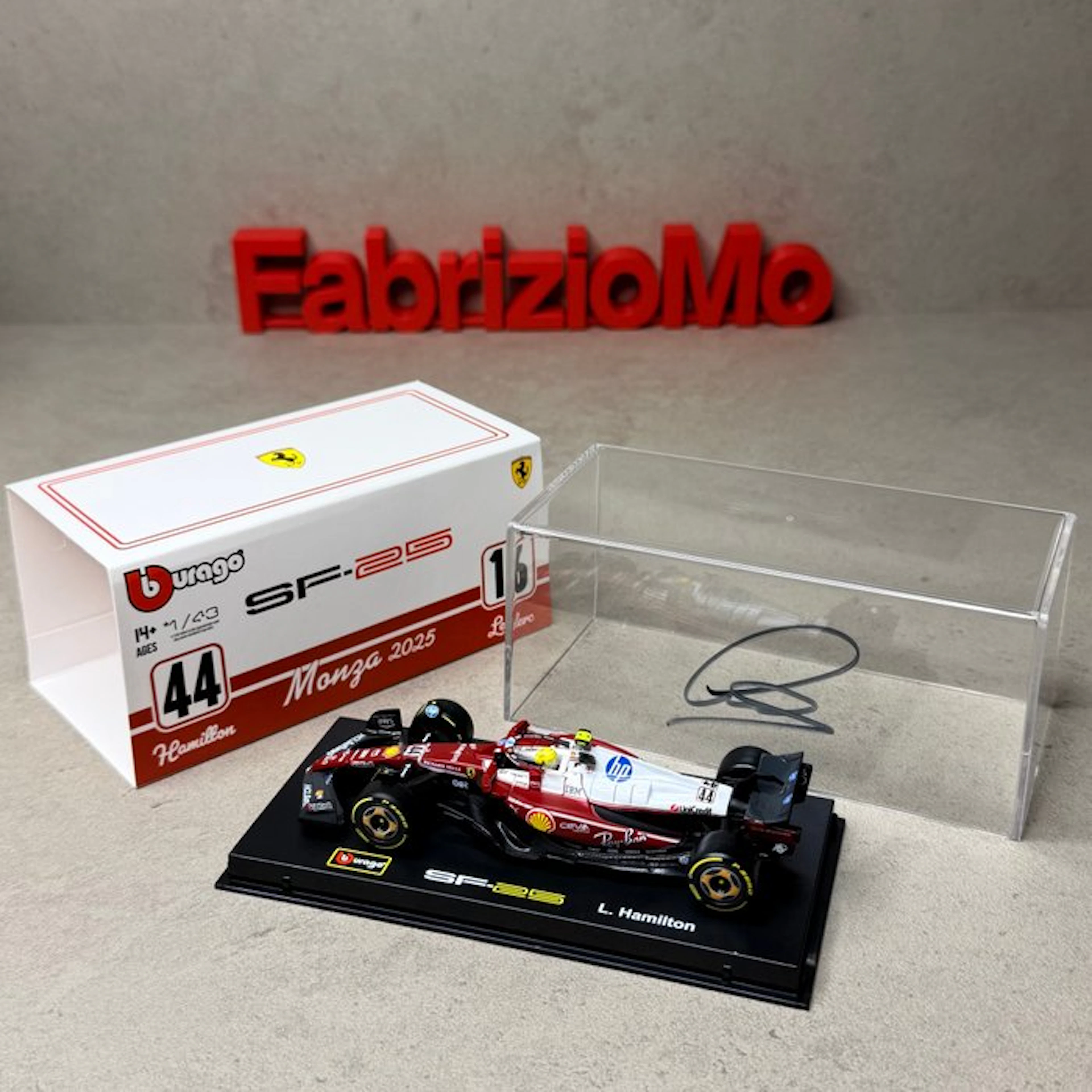 Ferrari - Monza GP - Lewis Hamilton - 2025 - Scale 1:43 model car