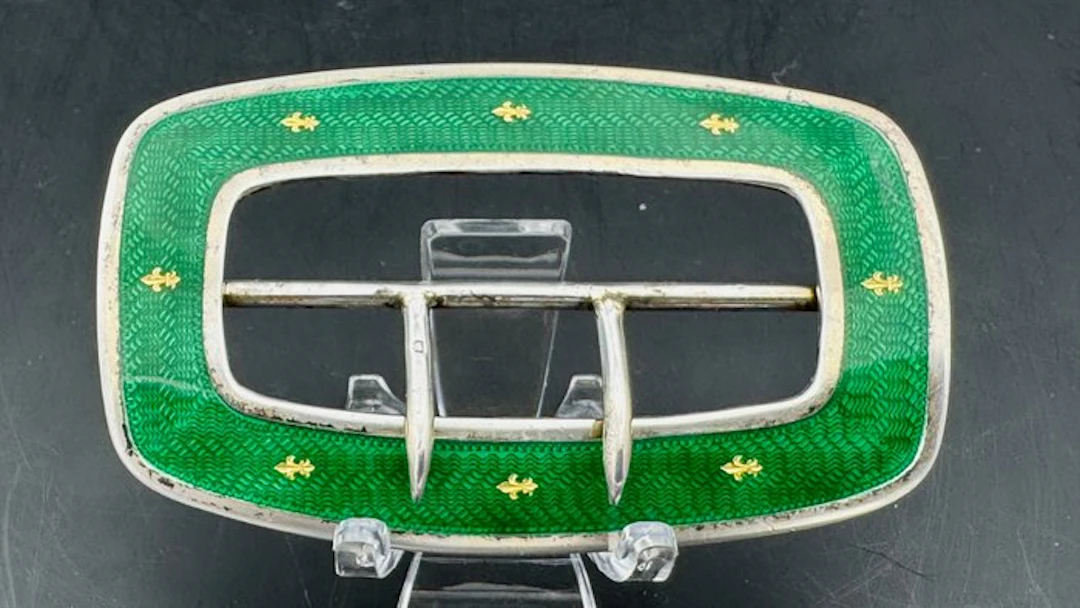 Mappin & Webb - Edwardian collection buckle in sterling...