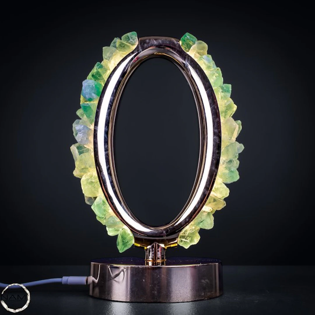 Natural Fluorite Lamp – Natural fluorite lamp –- 560.12 g