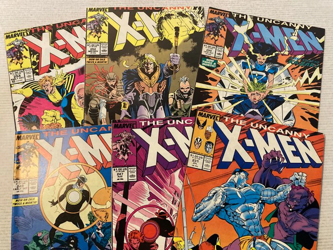 Uncanny X-Men (1963) 6 comics in range # 231 to 254