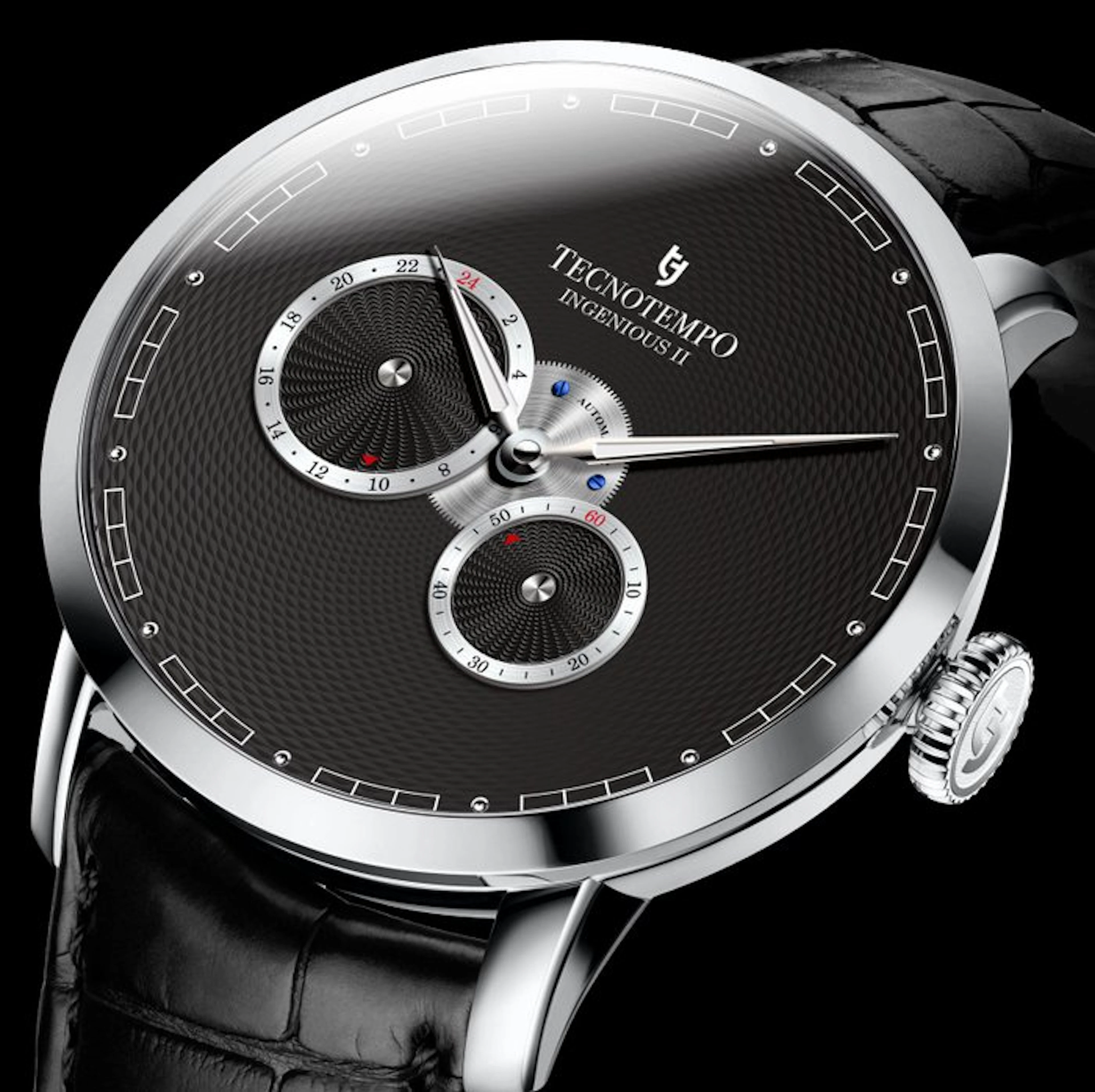 Tecnotempo - Automatic - "Ingenious II" - Black Dial...