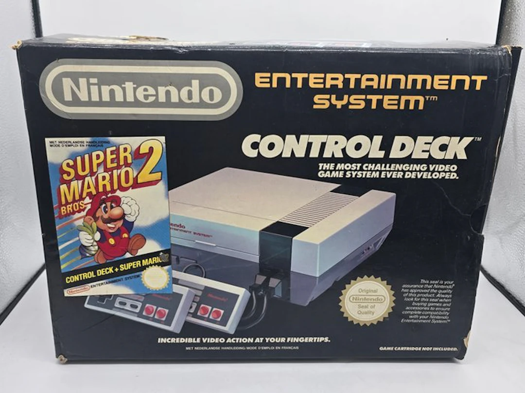 Nintendo - Nes - RARE MARIO BROS 2 STAMP - Control Deck...