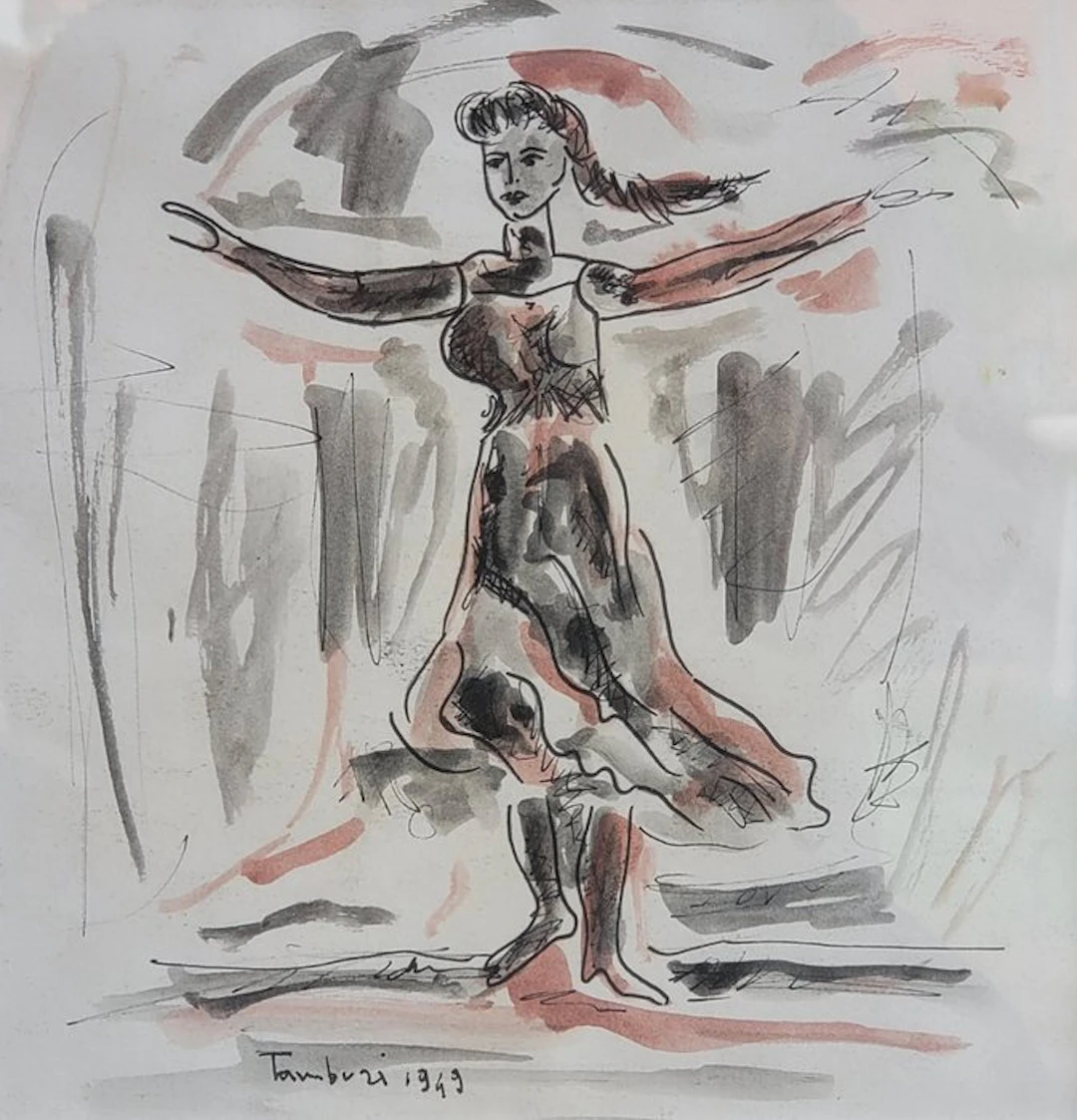 Orfeo Tamburi (1919-1994) - Fanciulla danzante