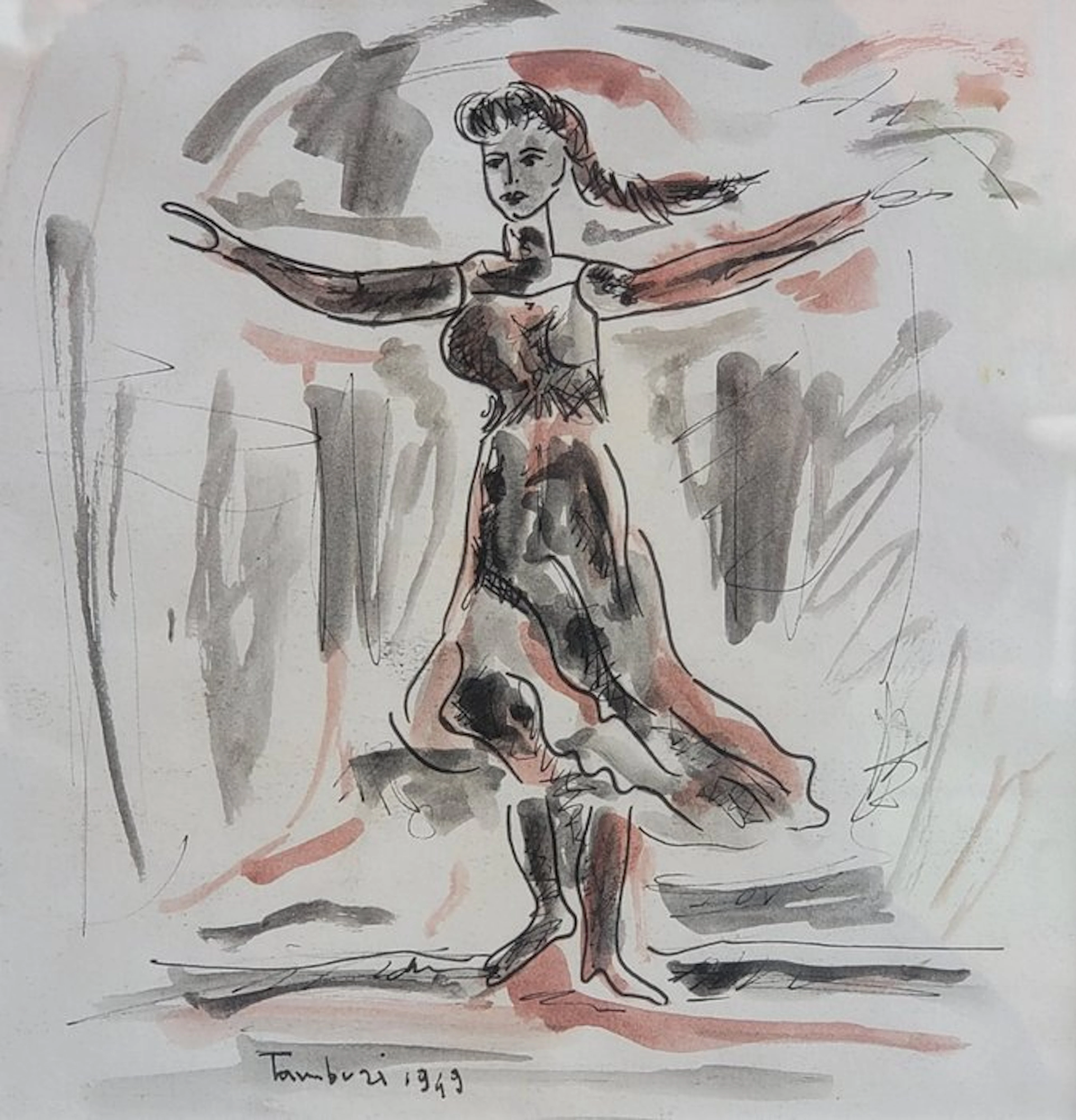 Orfeo Tamburi (1919-1994) - Fanciulla danzante