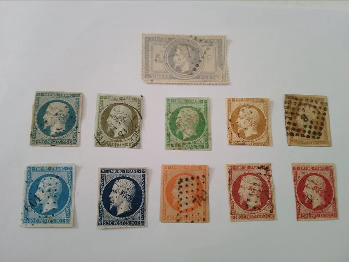 France - Napoleon stamps lot from No