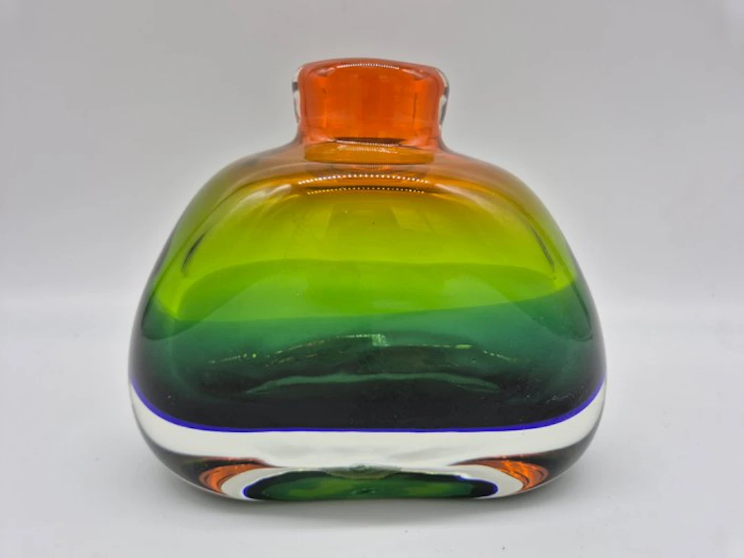 Schwere Glasvase in Sommerso - Vase - Glass