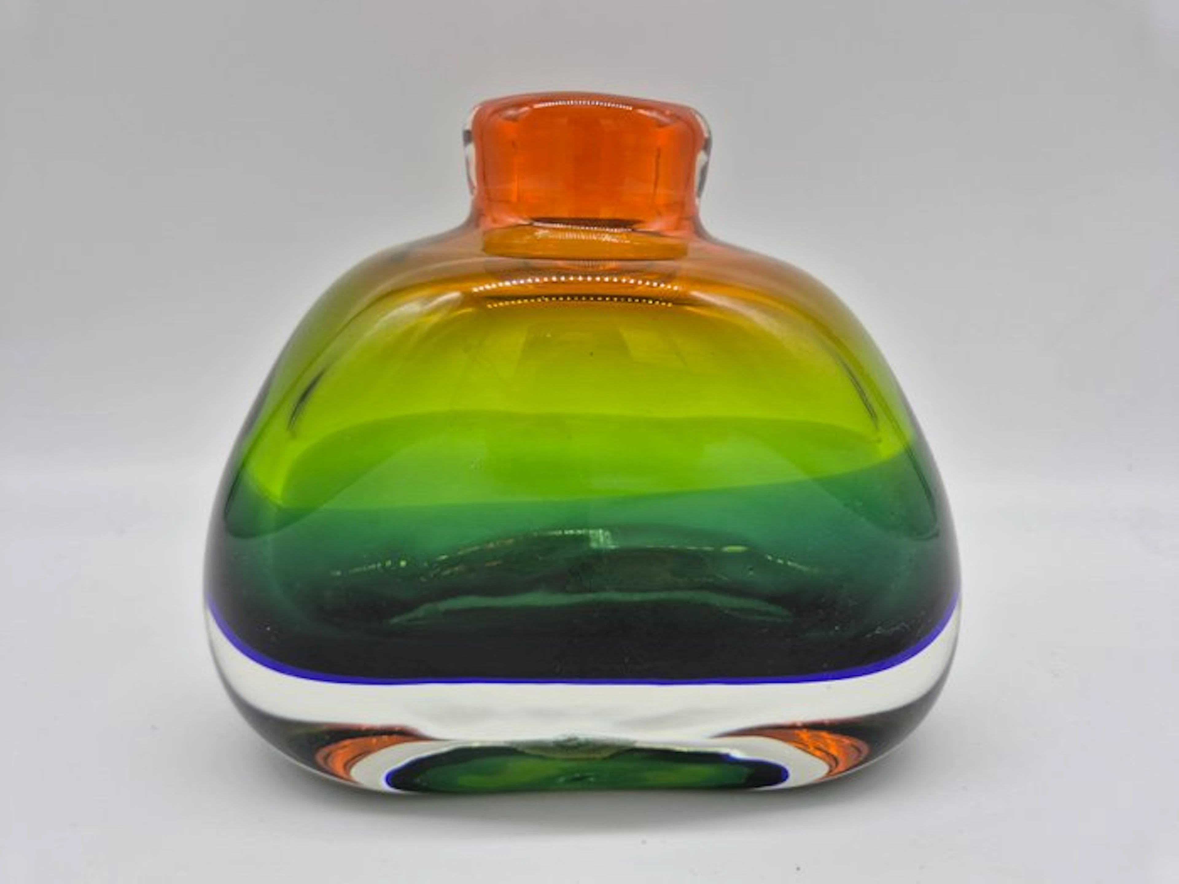 Schwere Glasvase in Sommerso - Vase - Glass