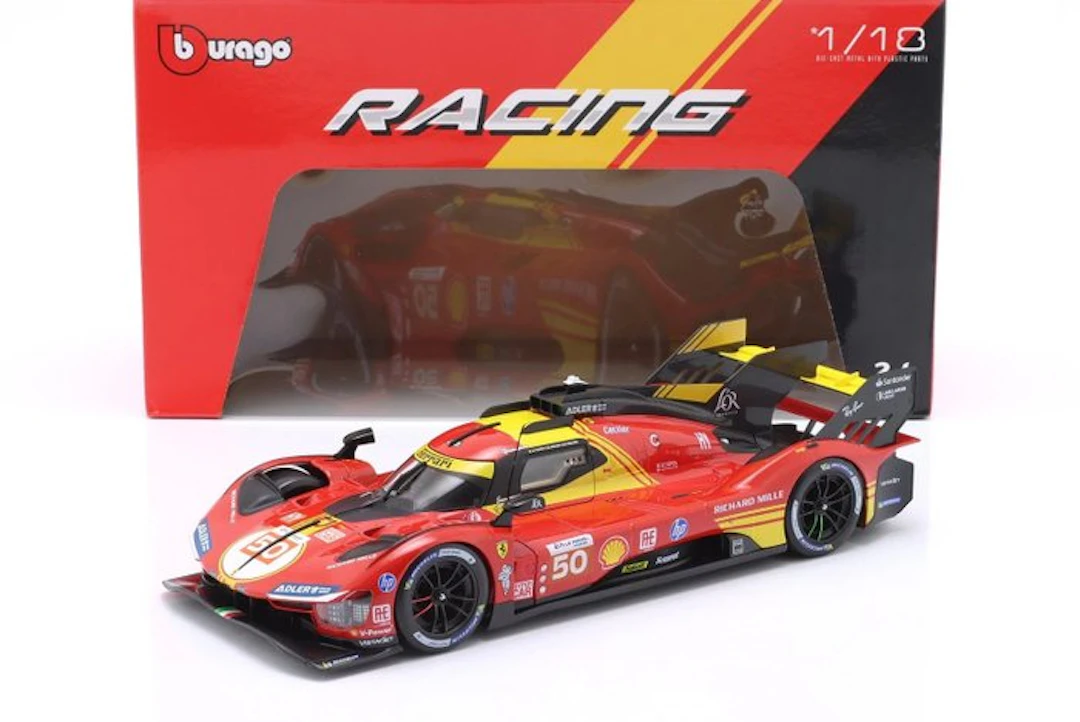 Bburago 1:18 - Model car - Ferrari 499P Champion 2024