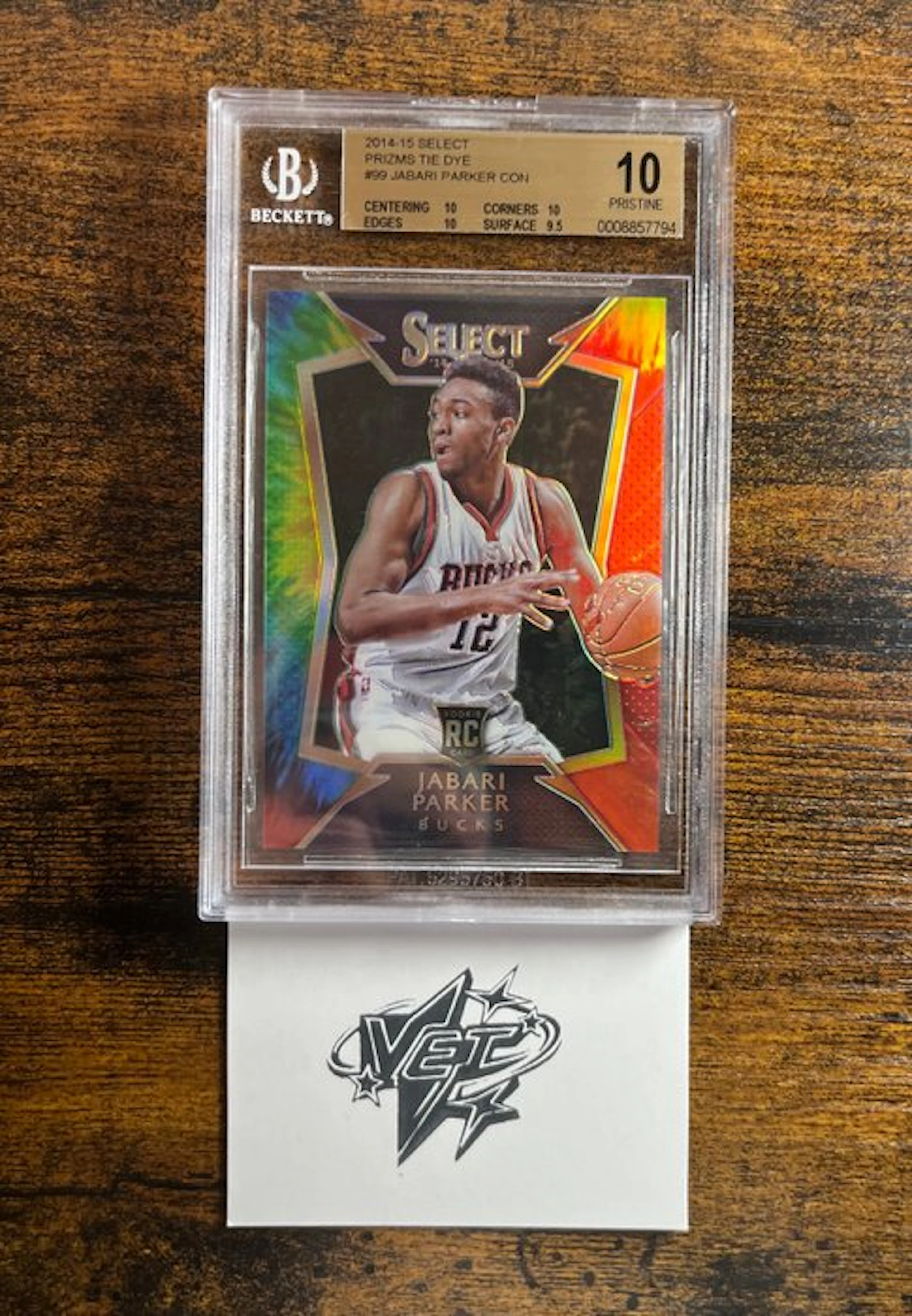 BGS 10/ Jabari Parker Con 2014-15 Select Prizms Tie Dye...
