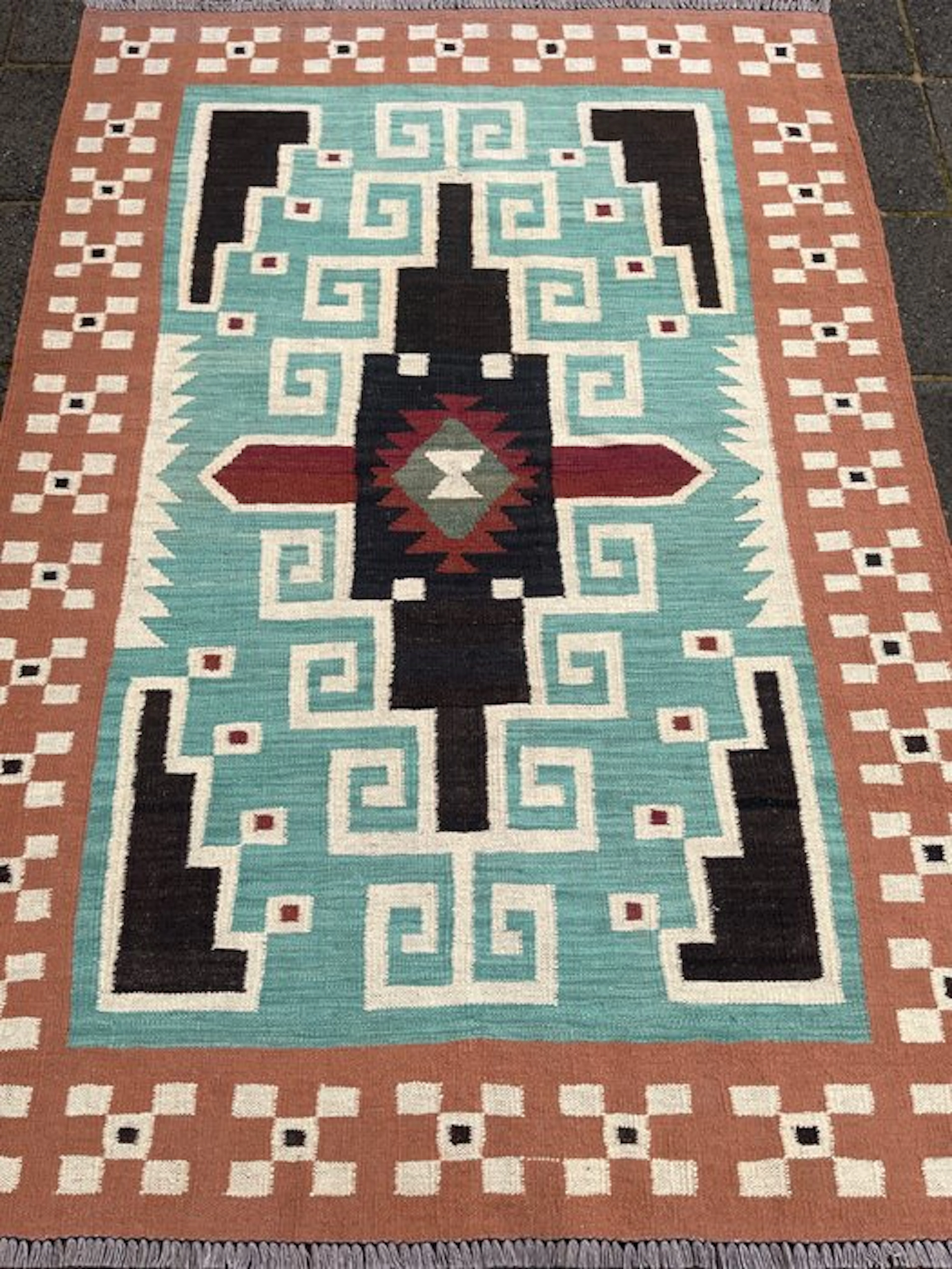 Afghan designer kilim - (unused) - handwoven - wool - Kelim - 178 cm - 125 cm
