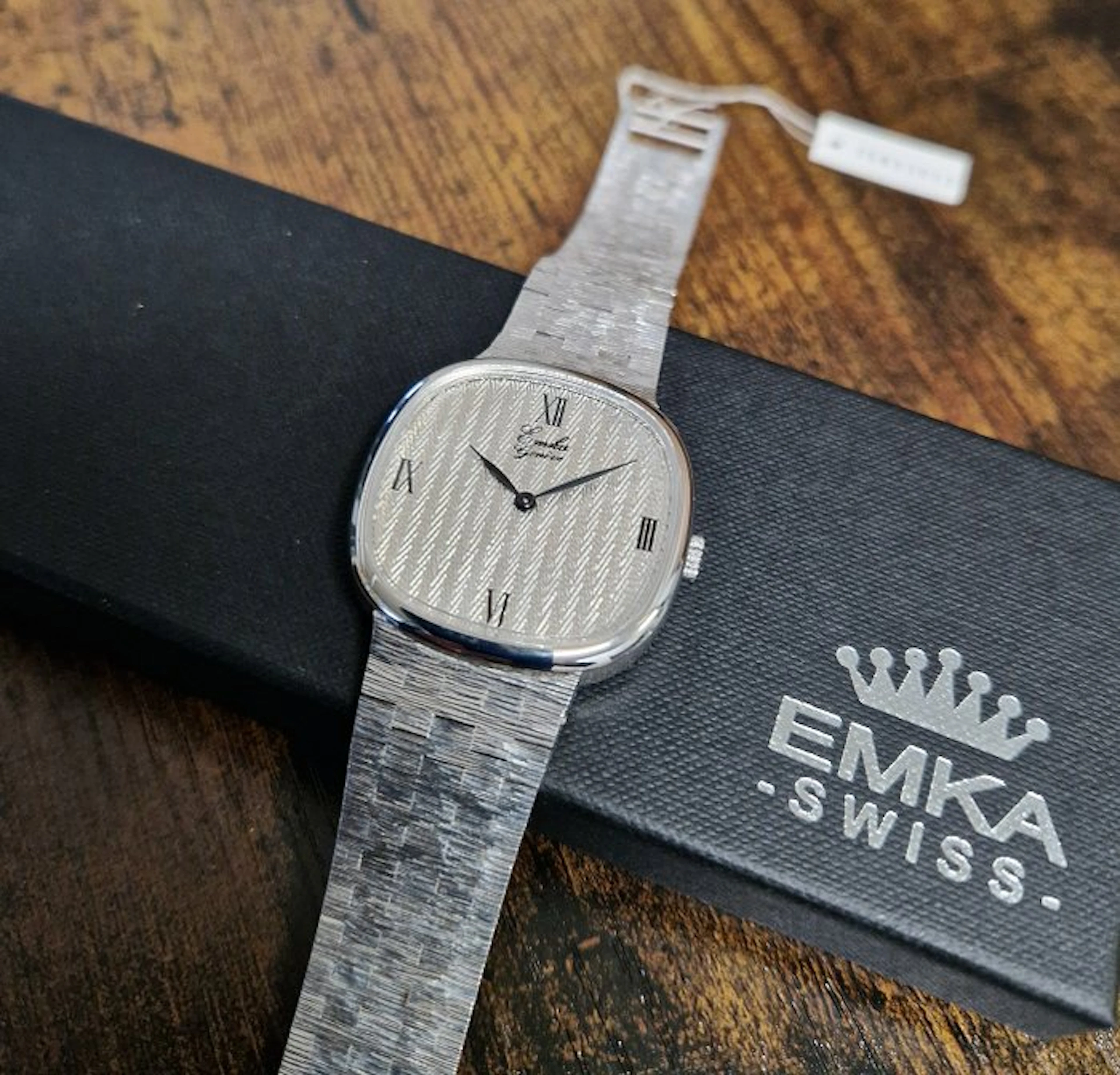 EMKA Geneve - Handaufzug ETA 6 3/4 x 8 - No reserve price...
