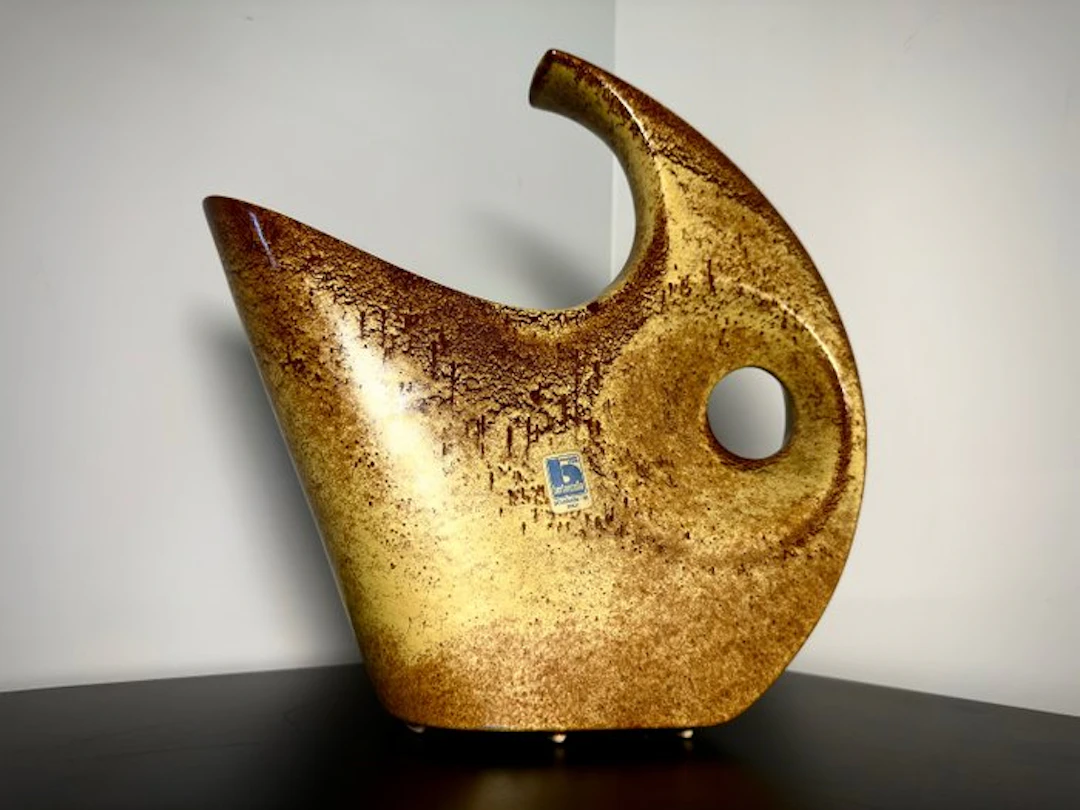 Bertoncello - Roberto Rigon - Pitcher - Ceramic - With a paper label