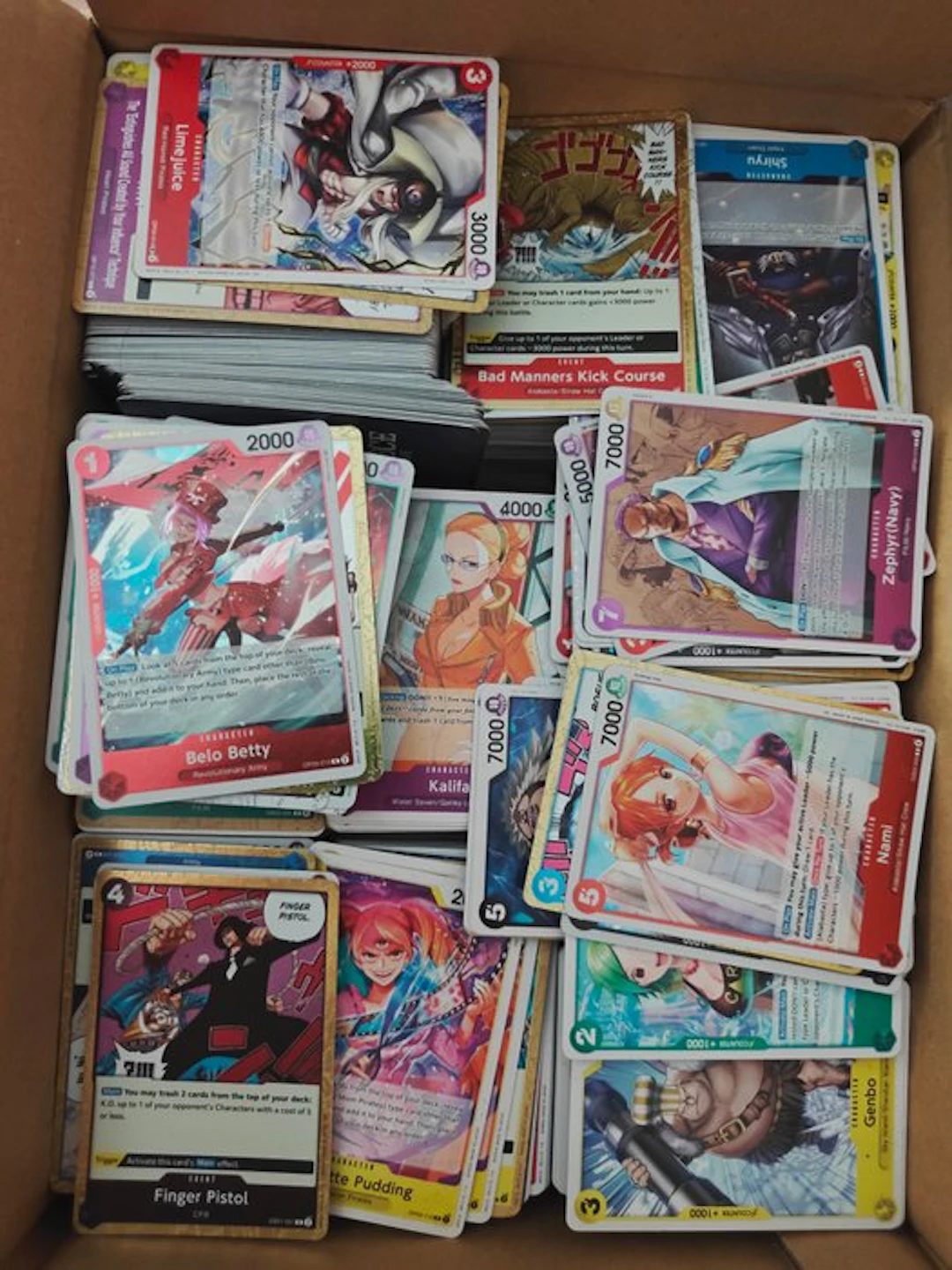 Bandai - 3000 Bulk cards - One Piece