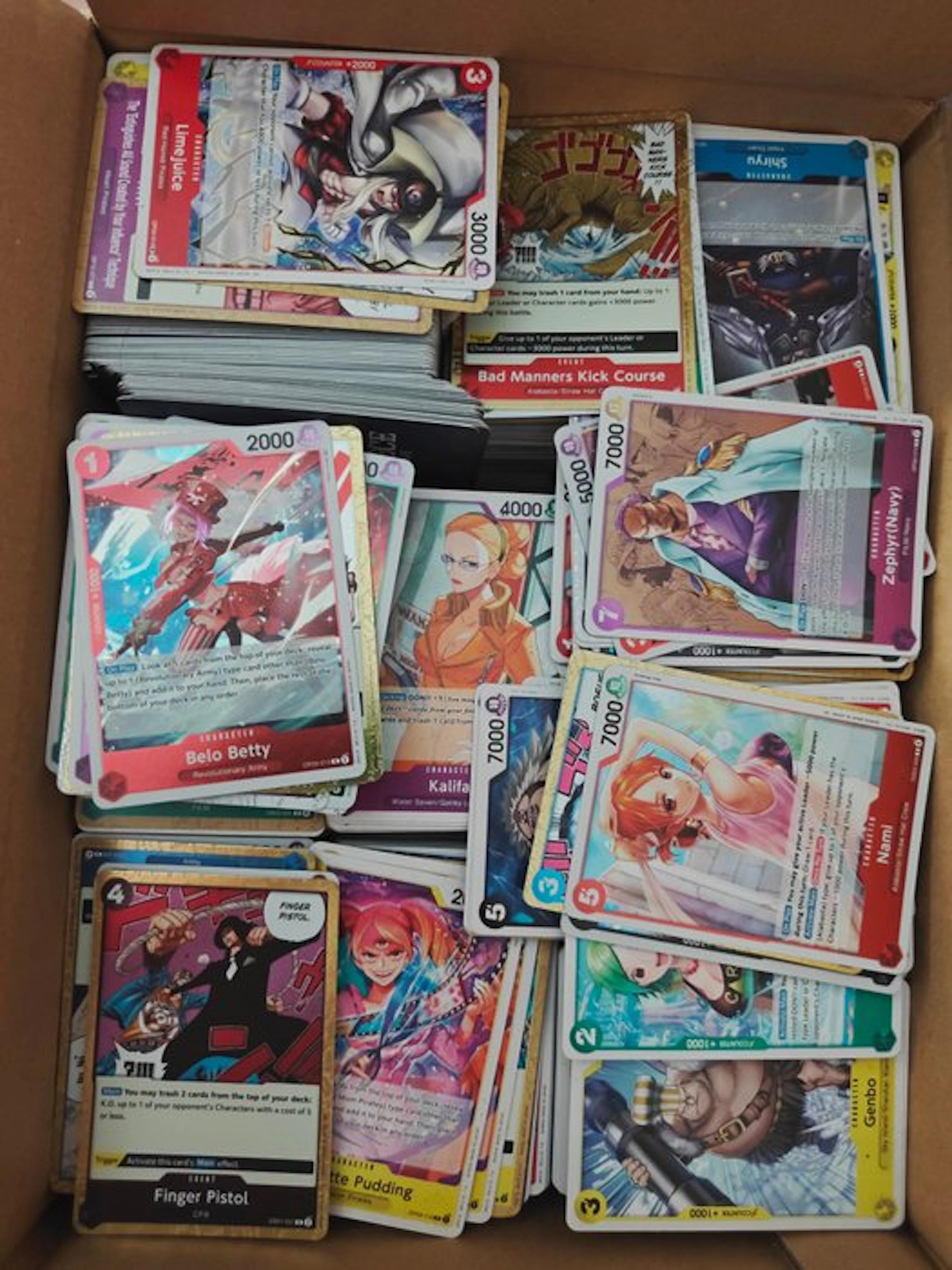 Bandai - 3000 Bulk cards - One Piece