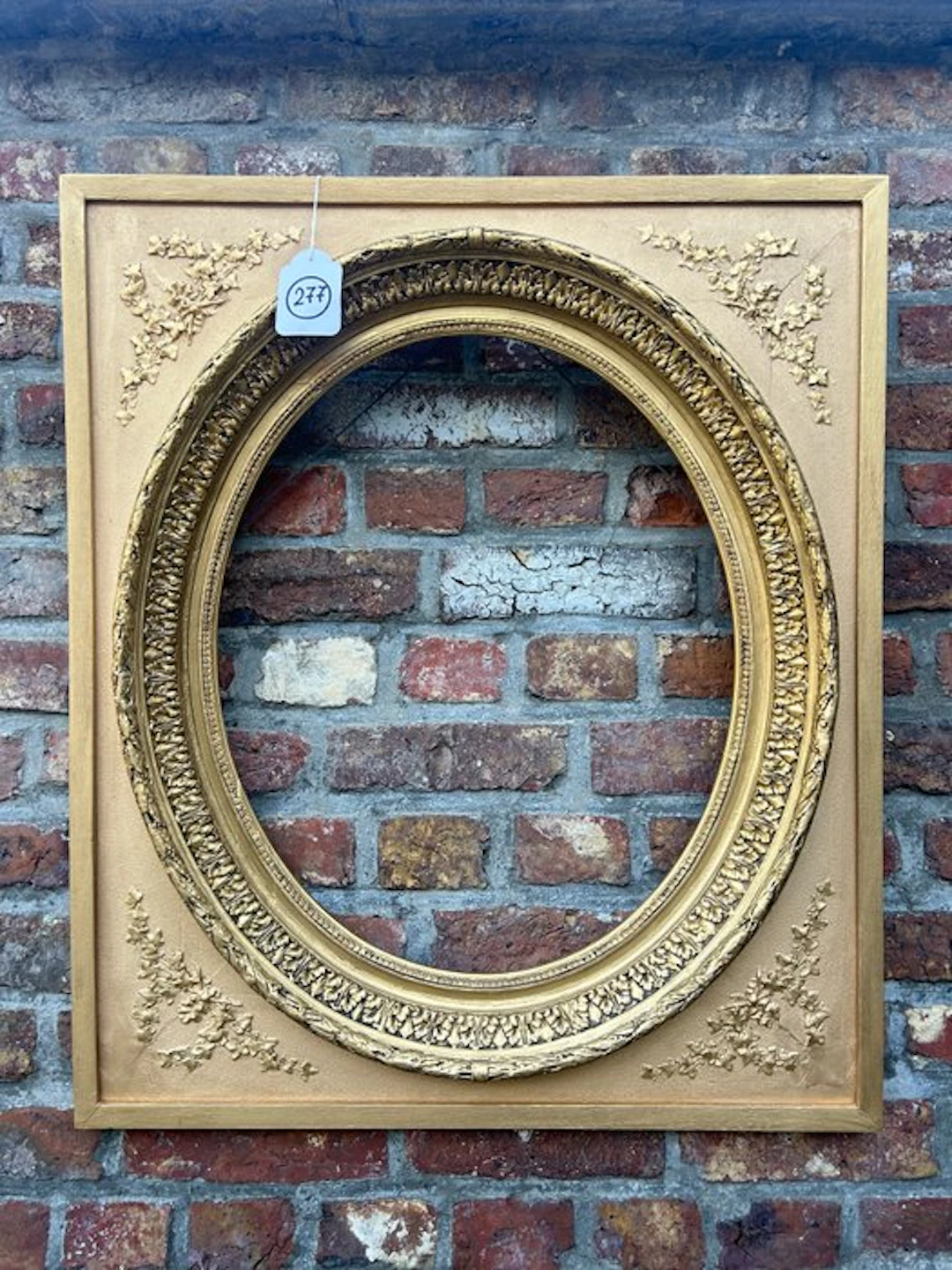 Frame - 277. Antique gold-gilded picture frame, for painting 55x45 cm