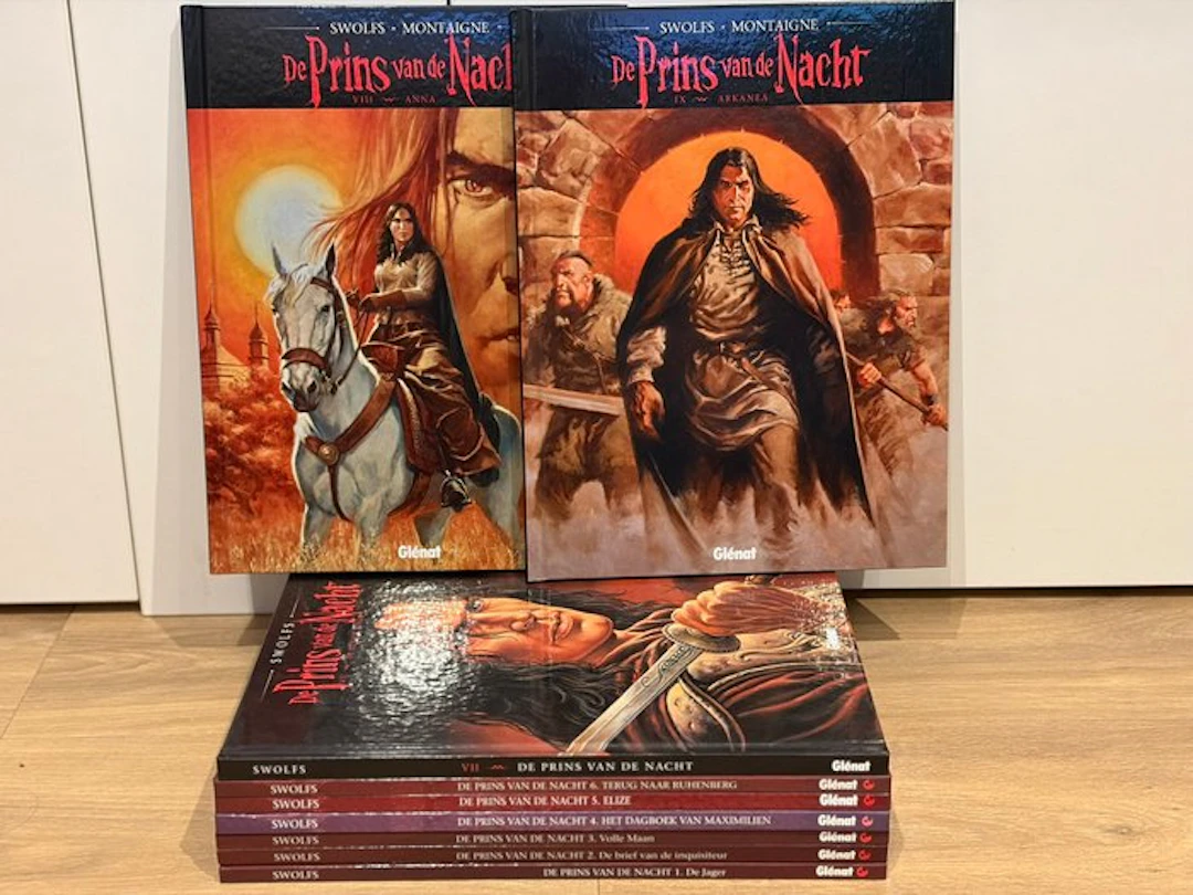 De Prins van de nacht 1 t/m 9 - Complete reeks HC - 9...