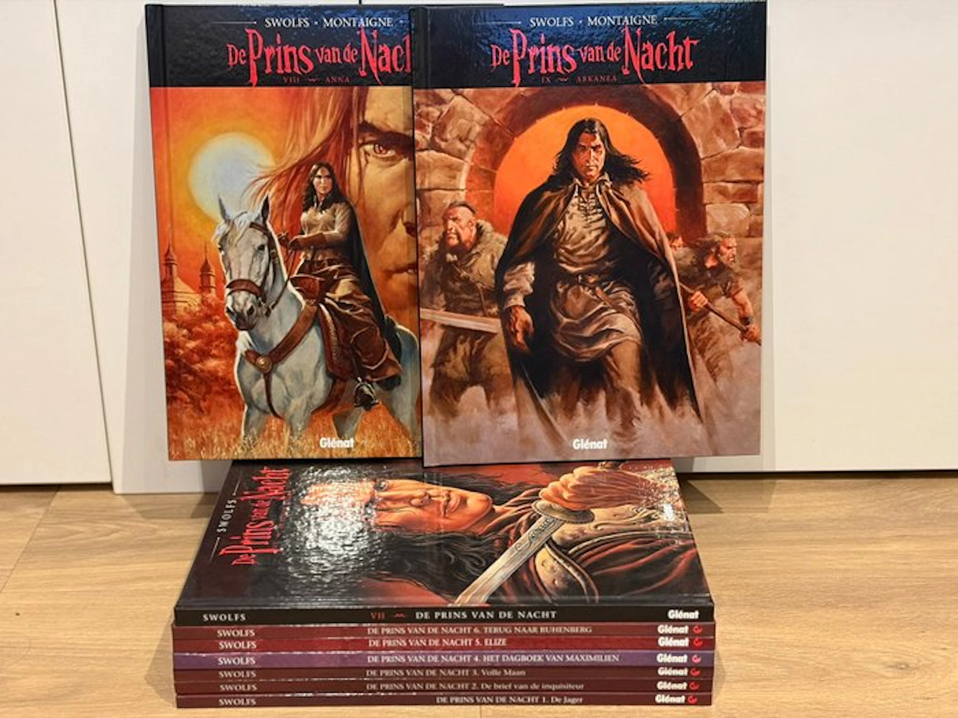 De Prins van de nacht 1 t/m 9 - Complete reeks HC - 9...