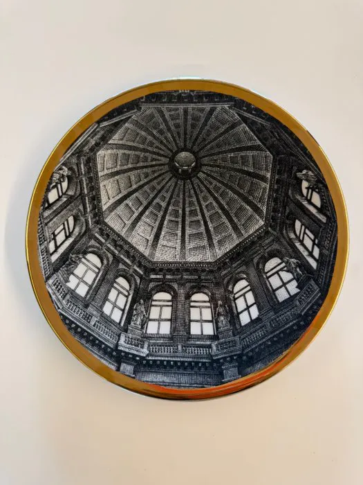 Piero Fornasetti - Dish (6) - Porcelain