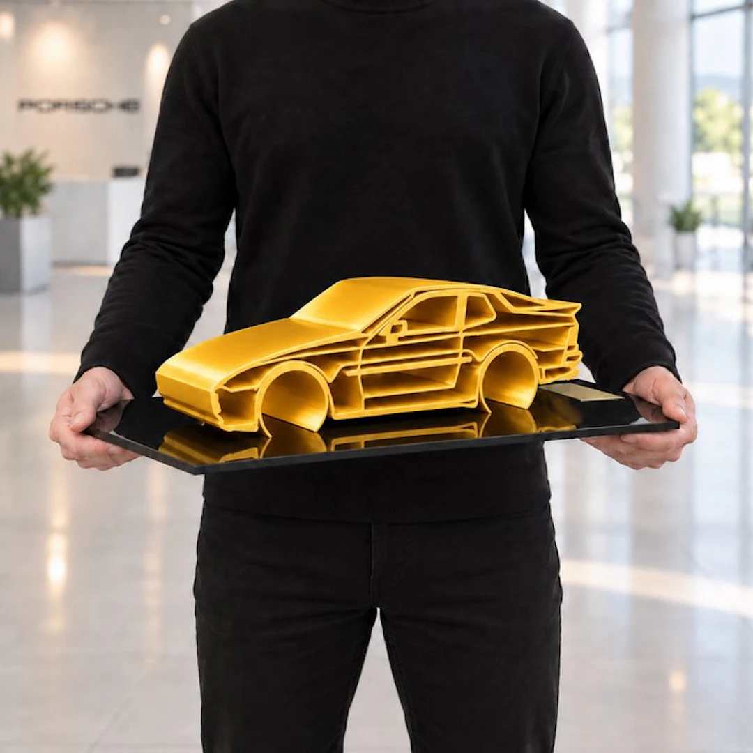 Porsche 944 Turbo "Gold Edition" - 1/12 Scale - XXL Car...