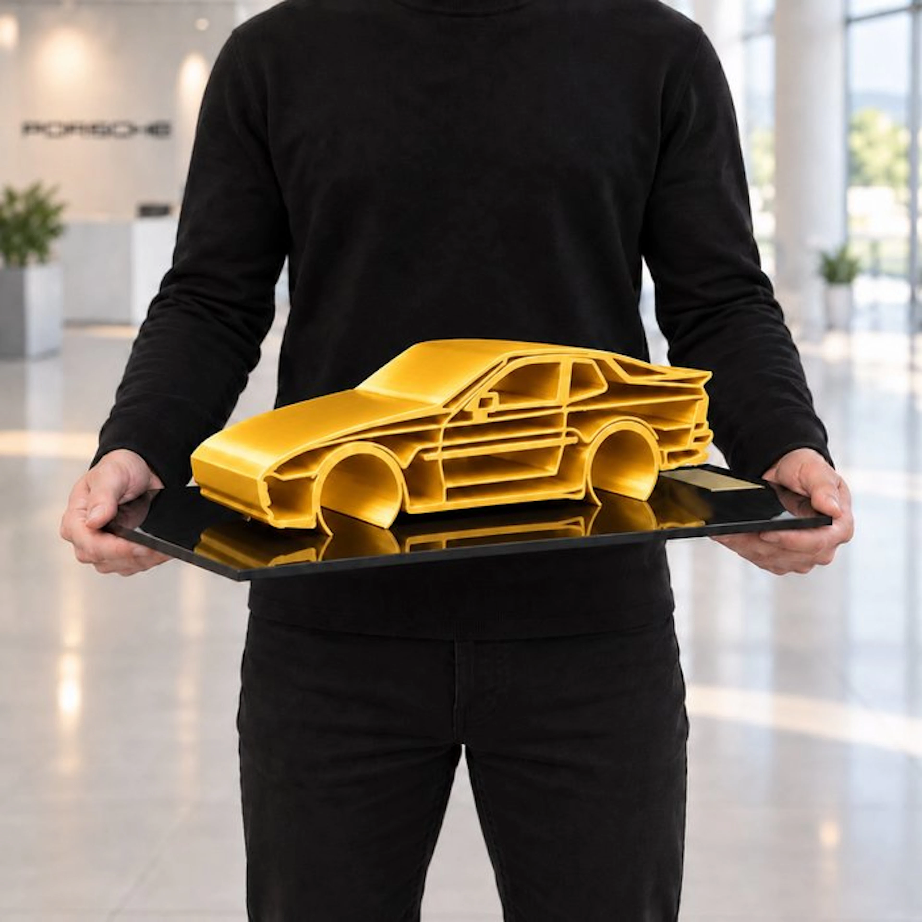 Porsche 944 Turbo "Gold Edition" - 1/12 Scale - XXL Car...