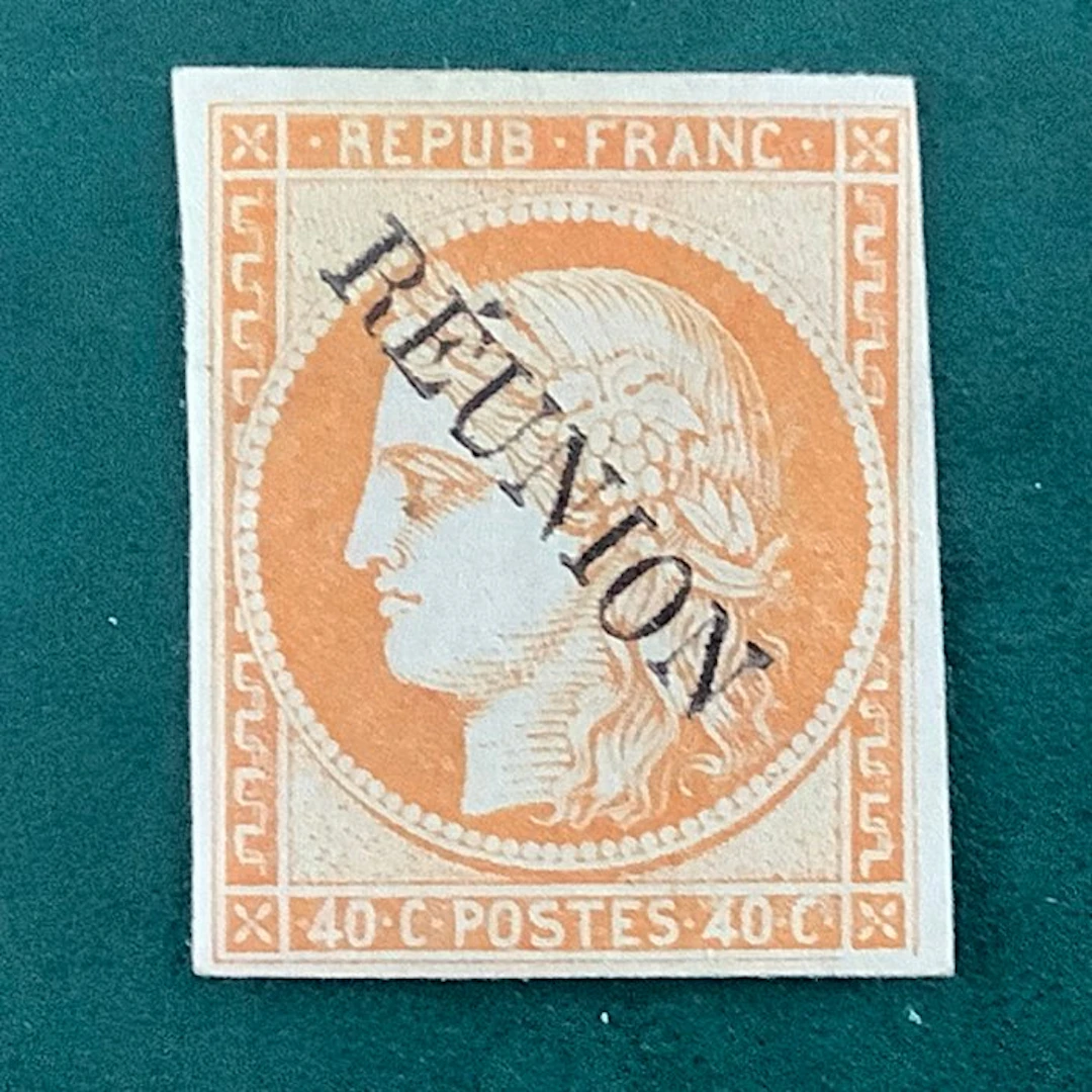 Réunion 1891 - 40 cent Ceres with overprint, approved, Dartelle -