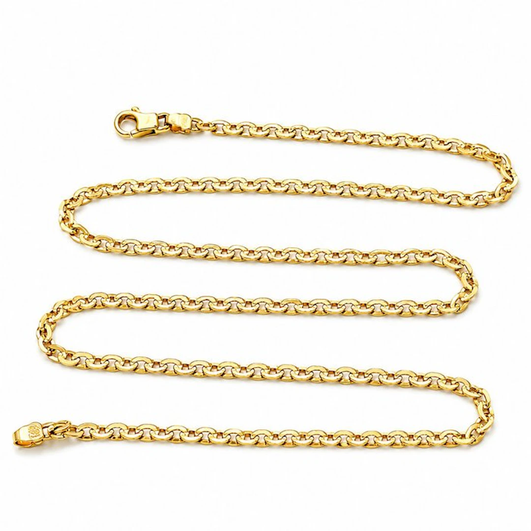 Necklace - 18 kt. Yellow gold - Made in Italy - Handmade