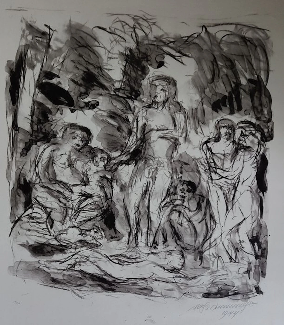 Manfred Henninger (1894–1986) - Leda mit dem Schwan