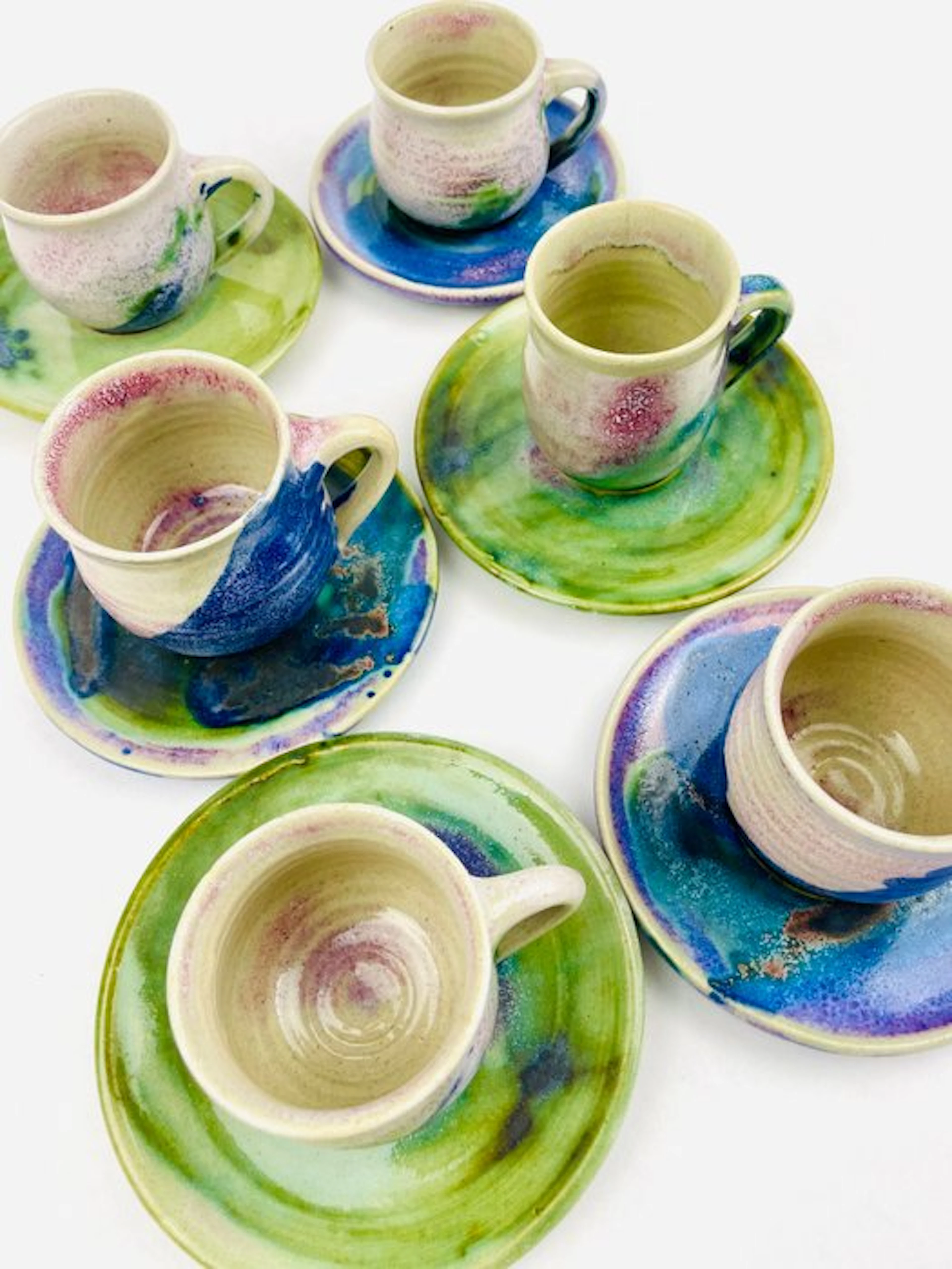 Canterbury Pottery - Coffee service (12) - Ceramic